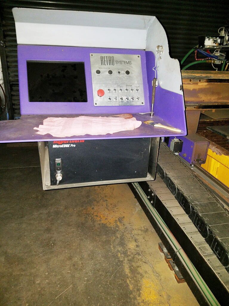 8' x 20' Hornet XD CNC Plasma Cutter, 2012 - Bladder Water Table, Hypertherm HSD130 - Image 6