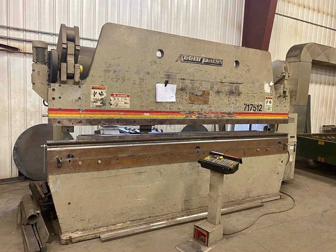 175 Ton x 12' Accurpress 717512 CNC Press Brake, 2005 - 3-Axis Ets 200 Control, Video Available - Image 2