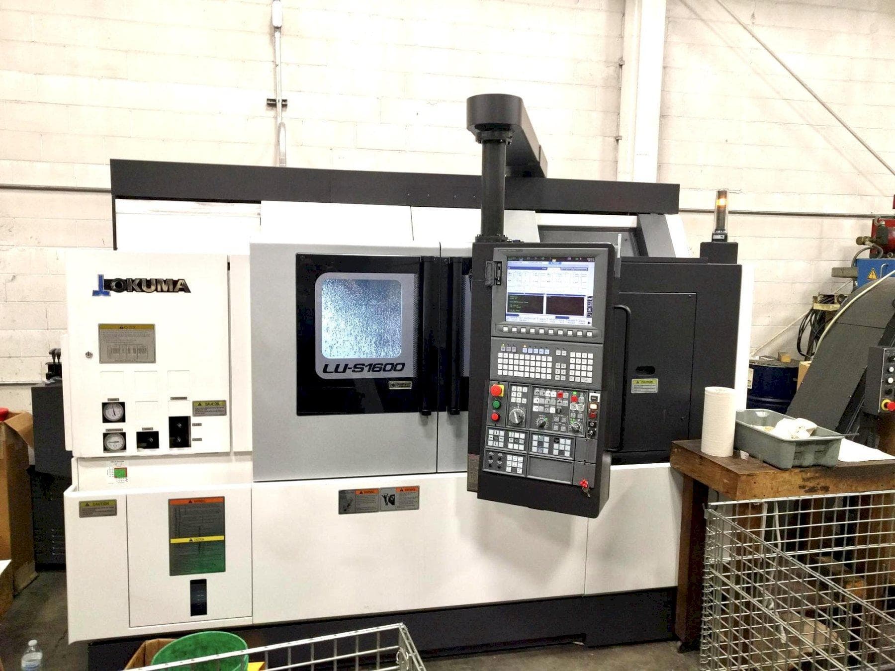 Okuma LU-S1600-2SC x 1000, 2014 CNC Lathe - Installed 2017, Low Hours, Half of New