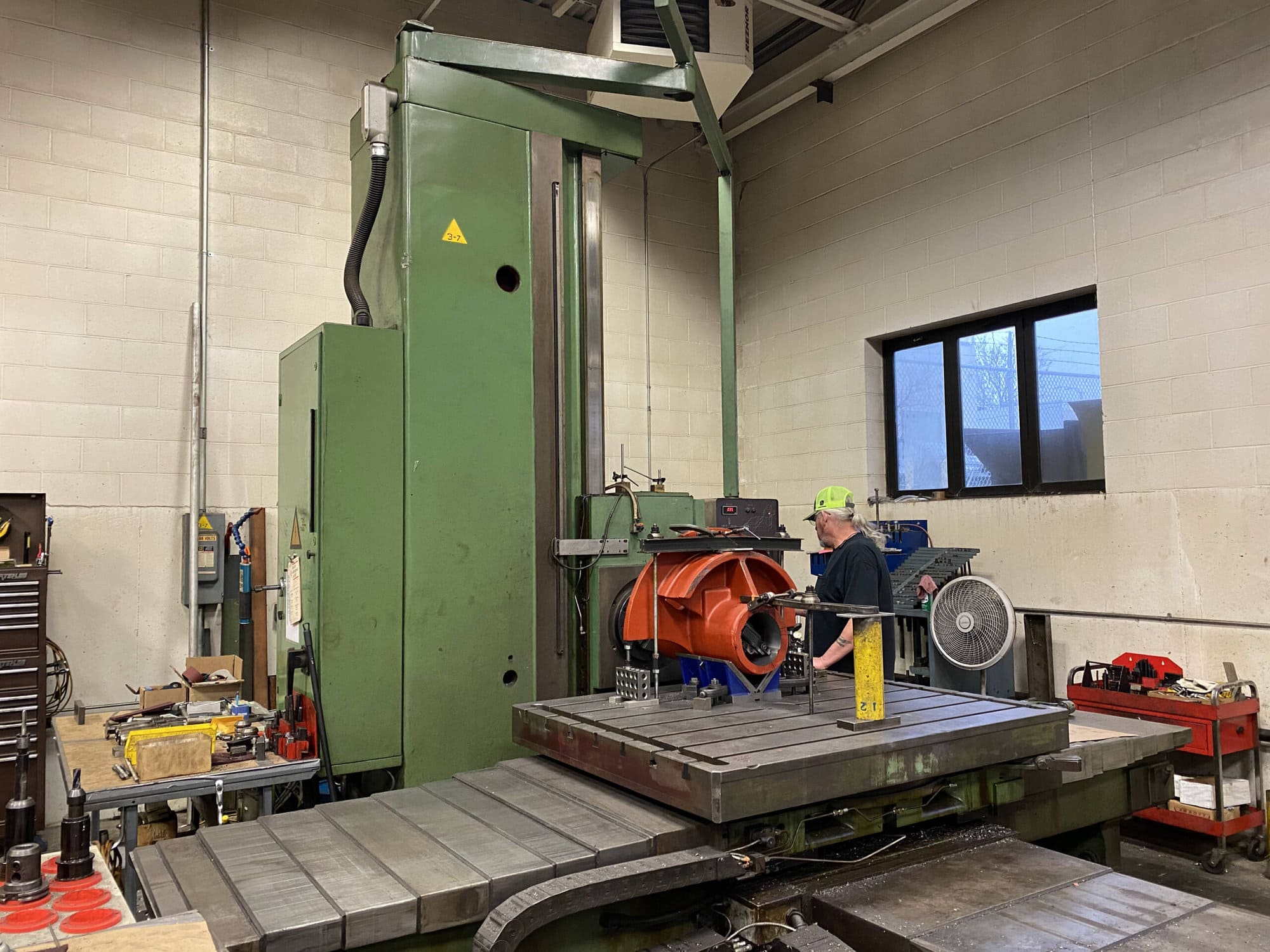 Summit HTM4 4" Horizontal Boring Mill, 1996 - 48"x60" Table, 360 B Axis - Image 2
