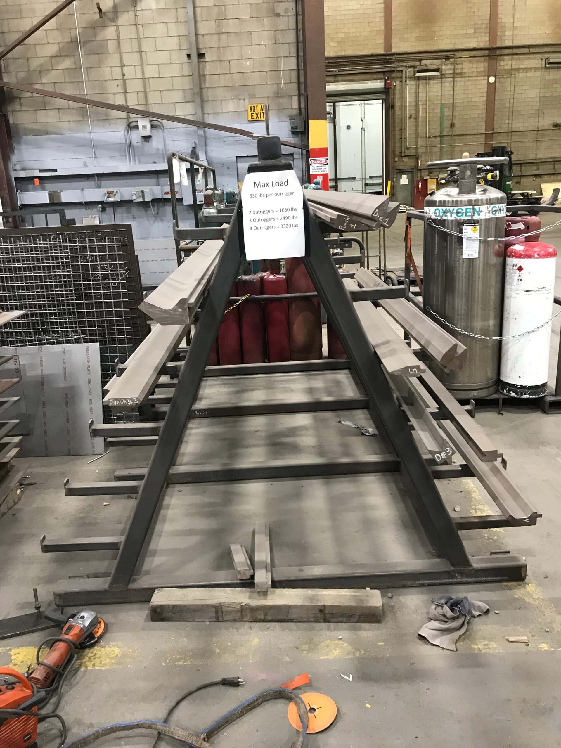 350 Ton x 12' Cincinnati 350CBx10' CNC Press Brake, 1995- Hurco Autobend 7, Tooling Included - Image 7