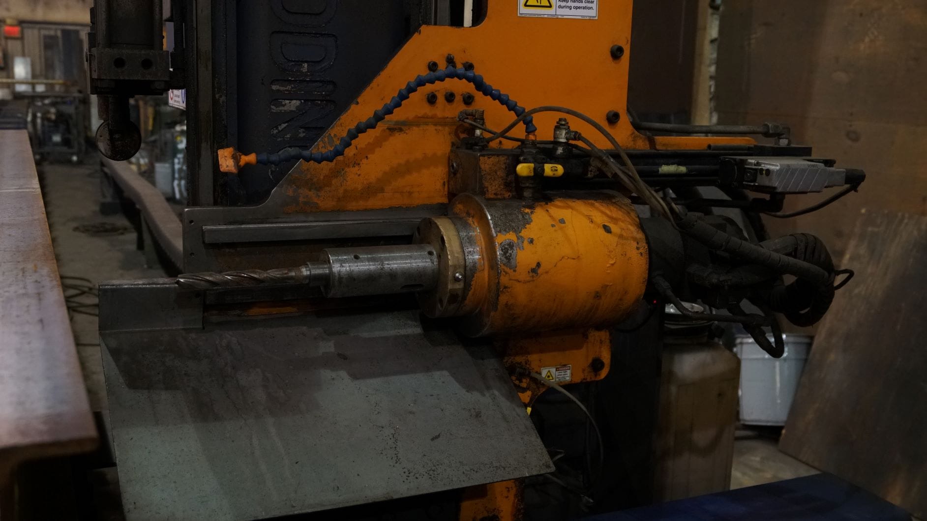 40" x 60' Peddinghaus Ocean Avenger MDL-1000B CNC Beam Drill, 2008 - Bit Sharpener and Tooling Bits Included - Image 7