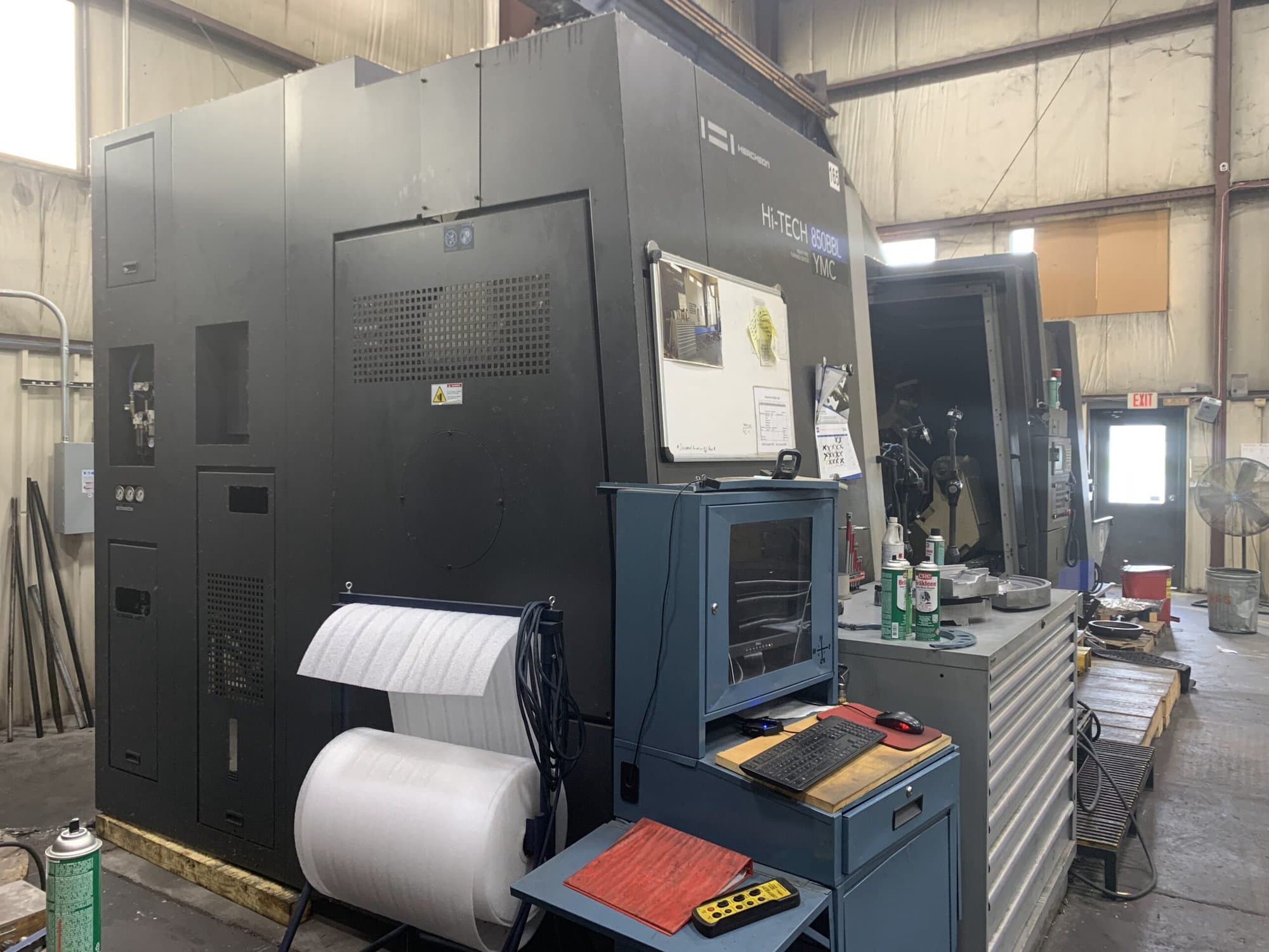 Hwacheon Hi-Tech 850BBL YMC CNC Lathe, 2014 - Y-Axis, Live Tooling, C-Axis, Steady Rests - Image 8