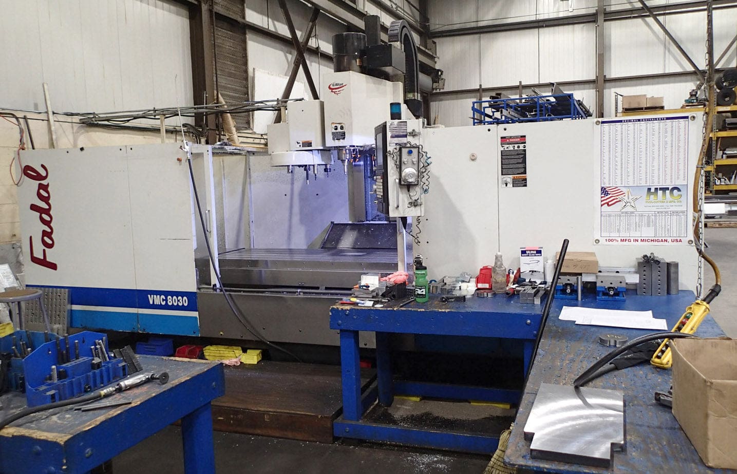Fadal 8030 HT Vertical Machining Center, 1998- Meticulously Maintained, Video