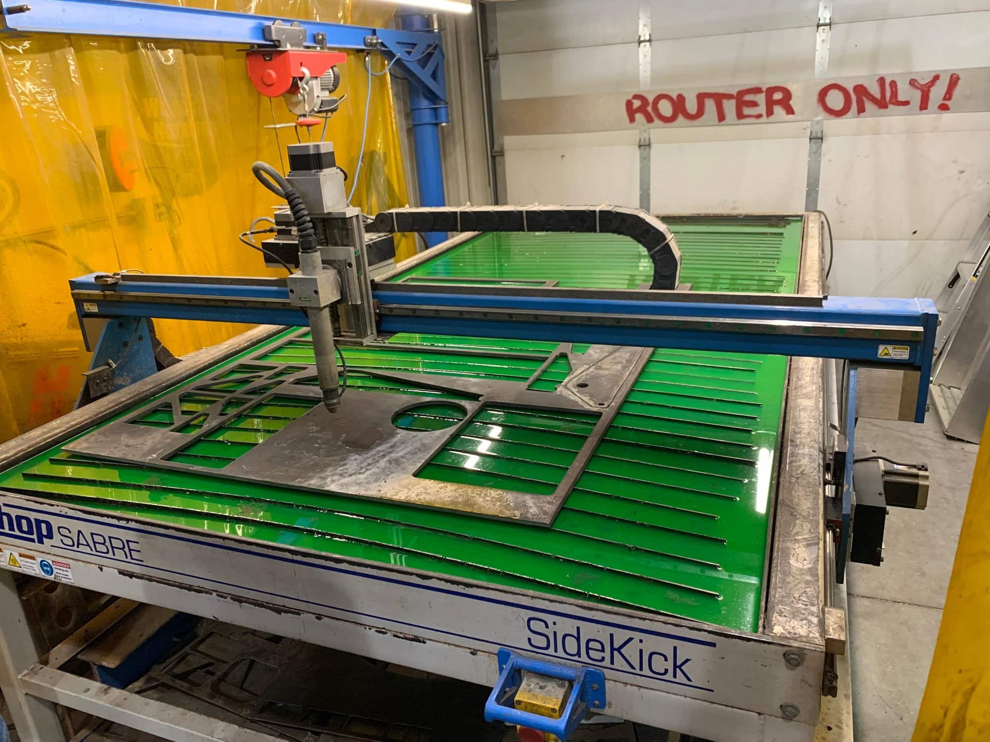 4’x8’ Shop Sabre Sidekick 8 CNC Plasma Table,2016 - Hypertherm Powermax 125