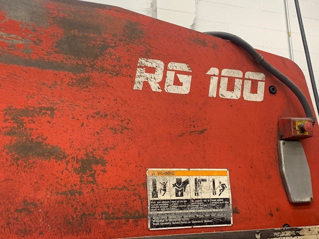 110 Ton x 10' Amada RG-100 Press Brake, 1999 - NC9-EX II Control - Image 6