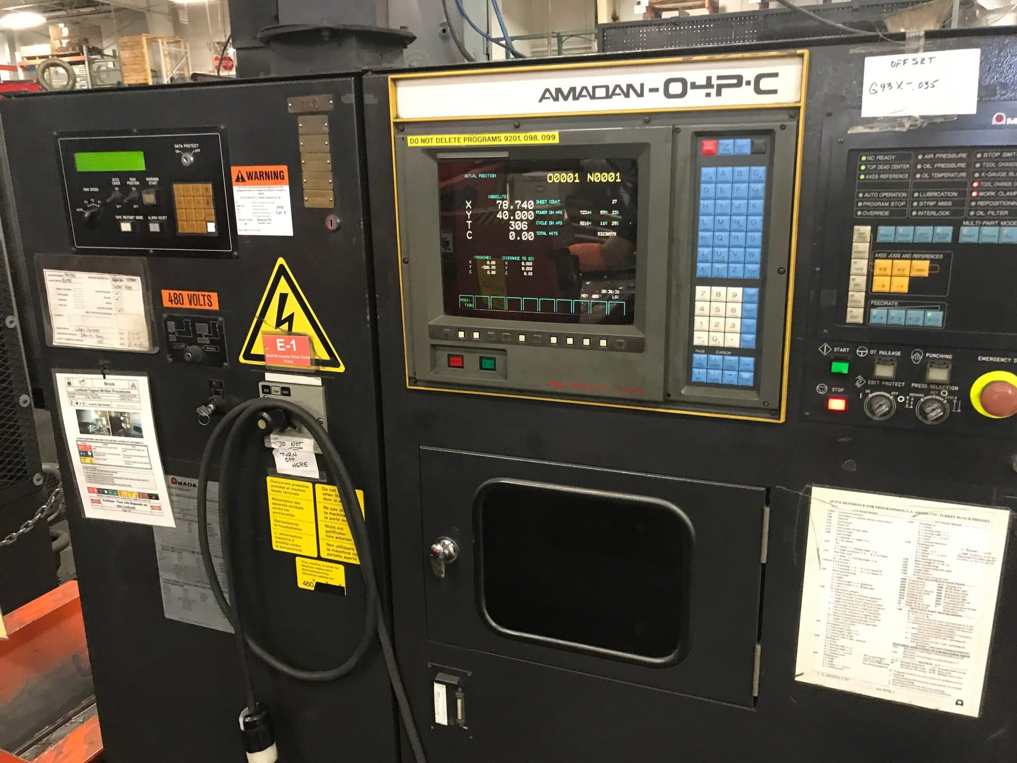 55 Ton Amada Vipros 568 CNC Turret Punch, 1998 - Image 8