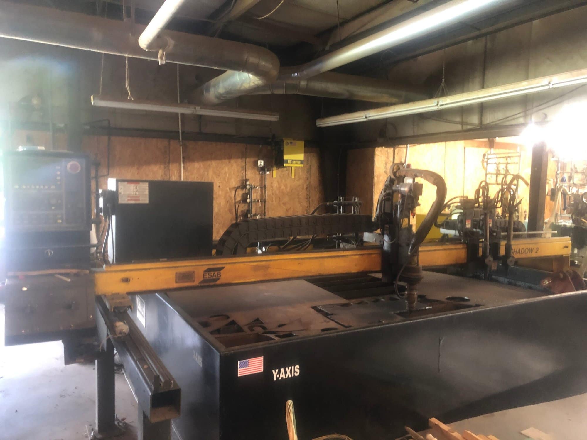 12' X 12' Shadow 2 CNC Plasma, 1999 - ESAB ESP-200 Power Source, 10 Amps Full Load Current - Image 3