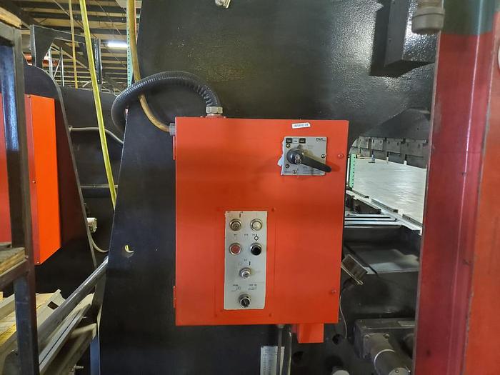 110 Ton X 10' Amada RG-100 CNC Press Brake, 1984 - NC9EX Control, (4) Finger Assemblies, Full Set of Punch Holders - Image 9