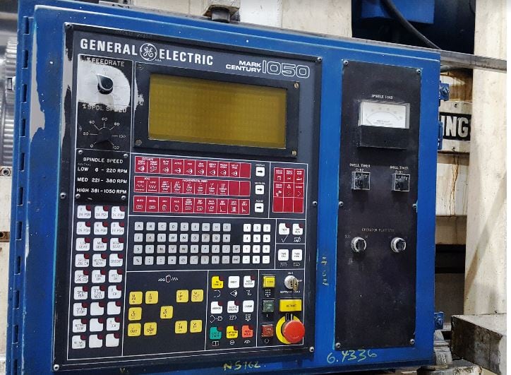 Giddings & Lewis 70-H60-UF6 and 70-H60-UF CNC Floor Mills, 1984 w/ 72" Rotab, up to 60 ft. of travel - Image 7