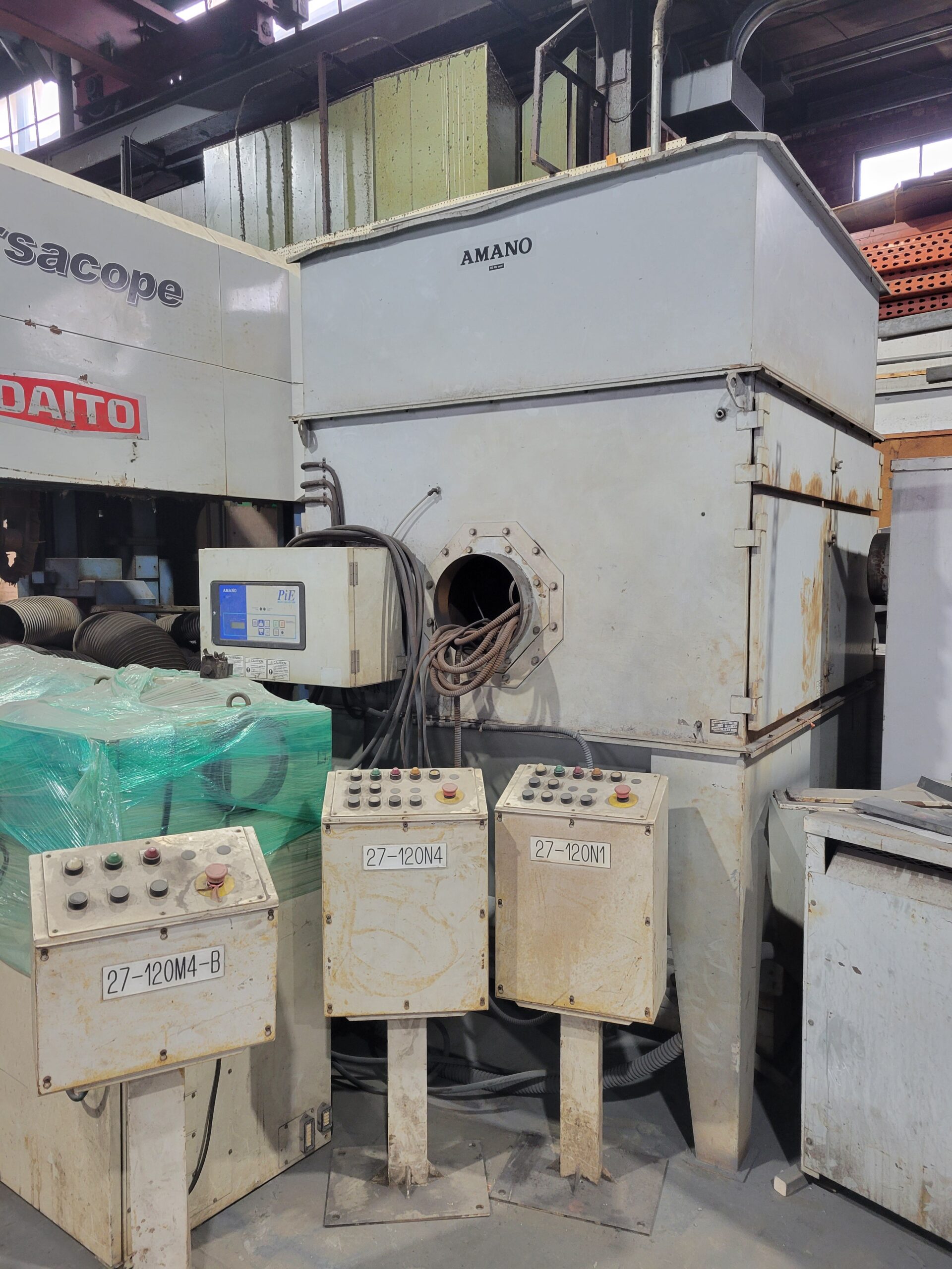 Daito Versacope CR4816 CNC Beam Coping Line, 2005 - 6 Axes Robotic Arm, Hypertherm HPR 260 Power Source - Image 9