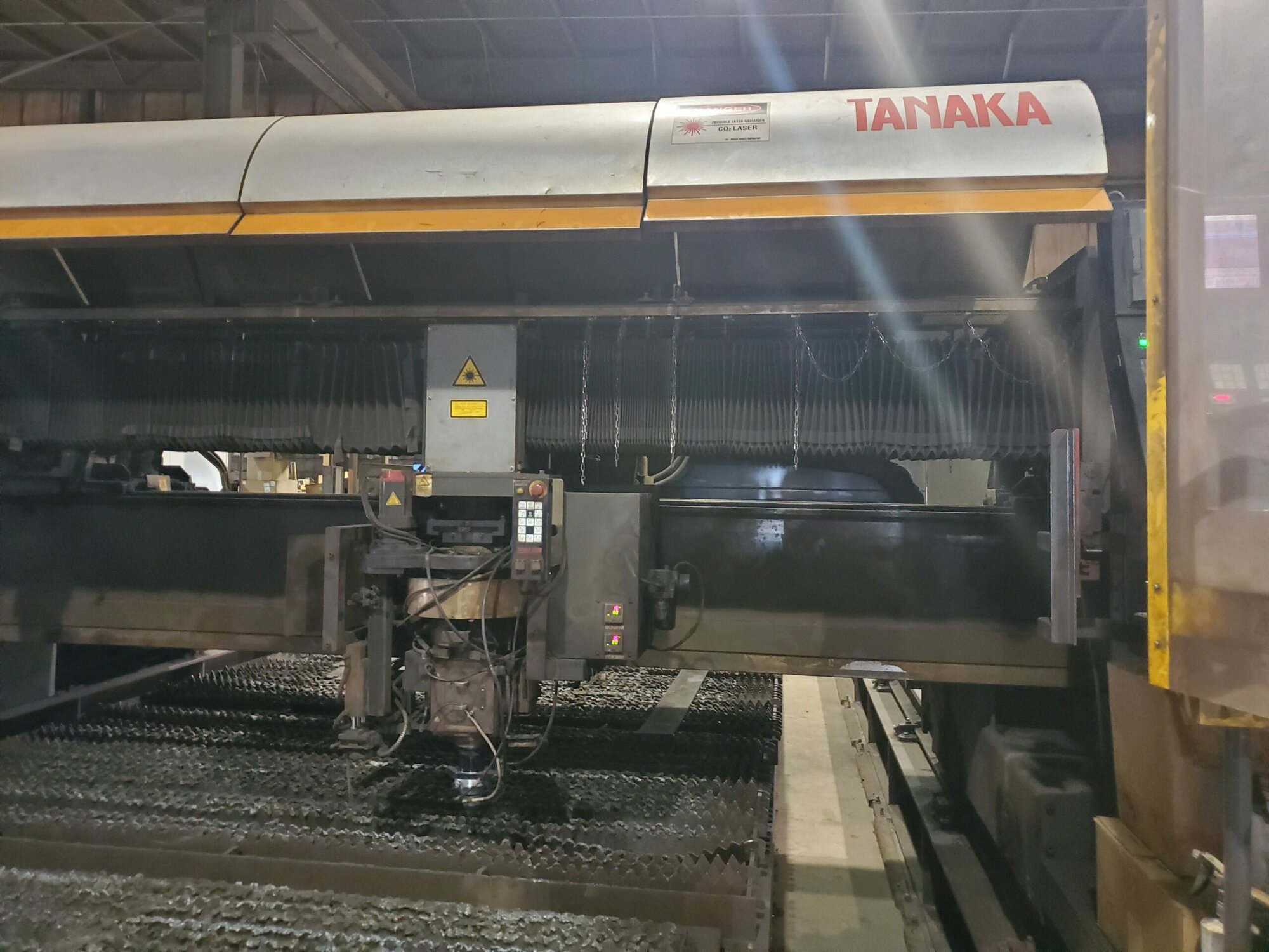 6000 Watt Tanaka LMX VII-TF CO2 Laser, 2008-13' X 84' - Image 9