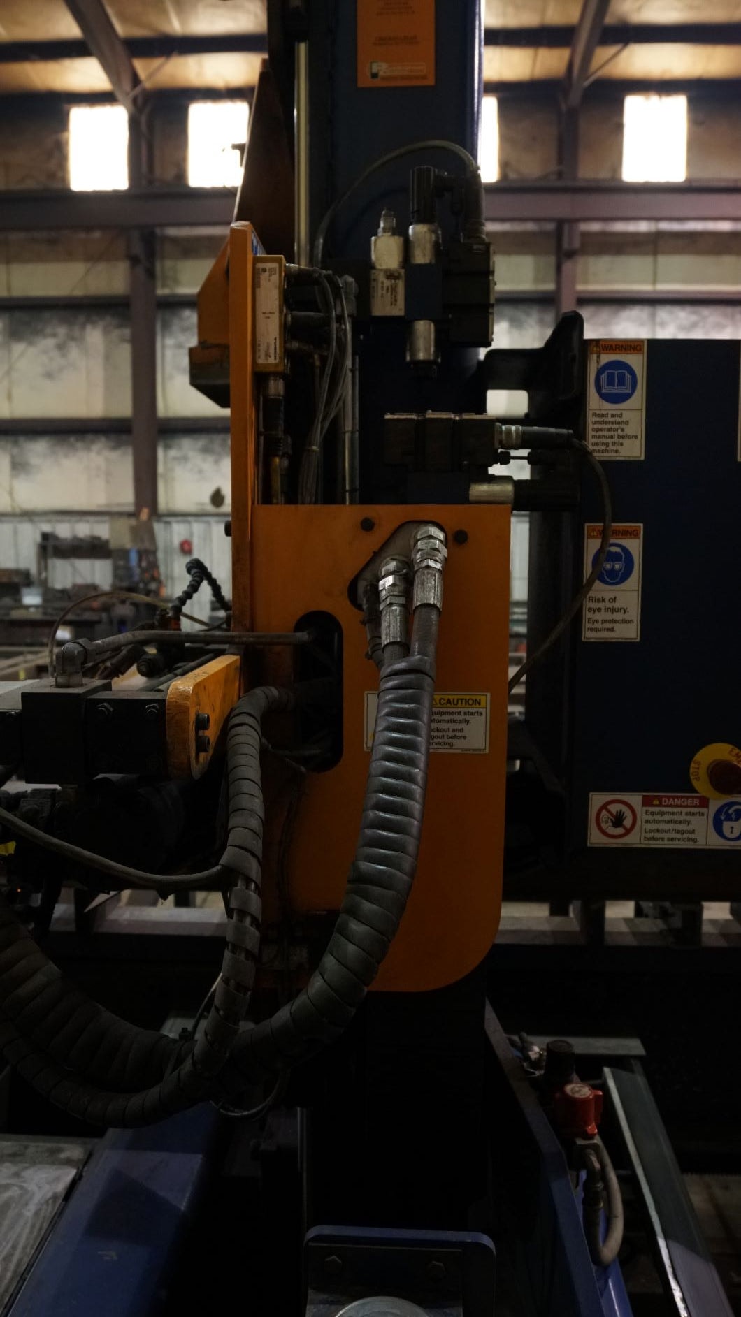 40" x 60' Peddinghaus Ocean Avenger MDL-1000B CNC Beam Drill, 2008 - Bit Sharpener and Tooling Bits Included - Image 9