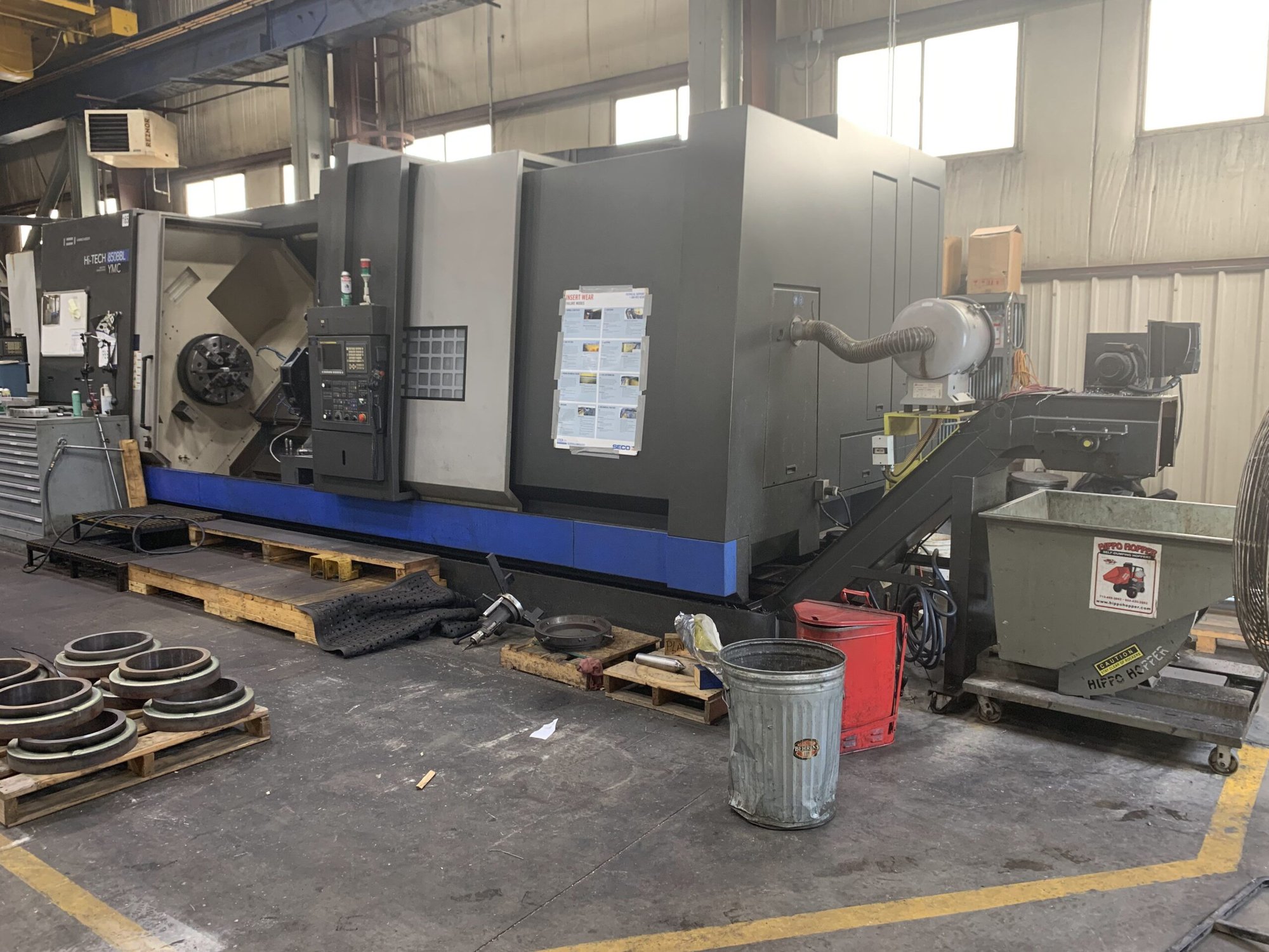 Hwacheon Hi-Tech 850BBL YMC CNC Lathe, 2014 - Y-Axis, Live Tooling, C-Axis, Steady Rests - Image 10
