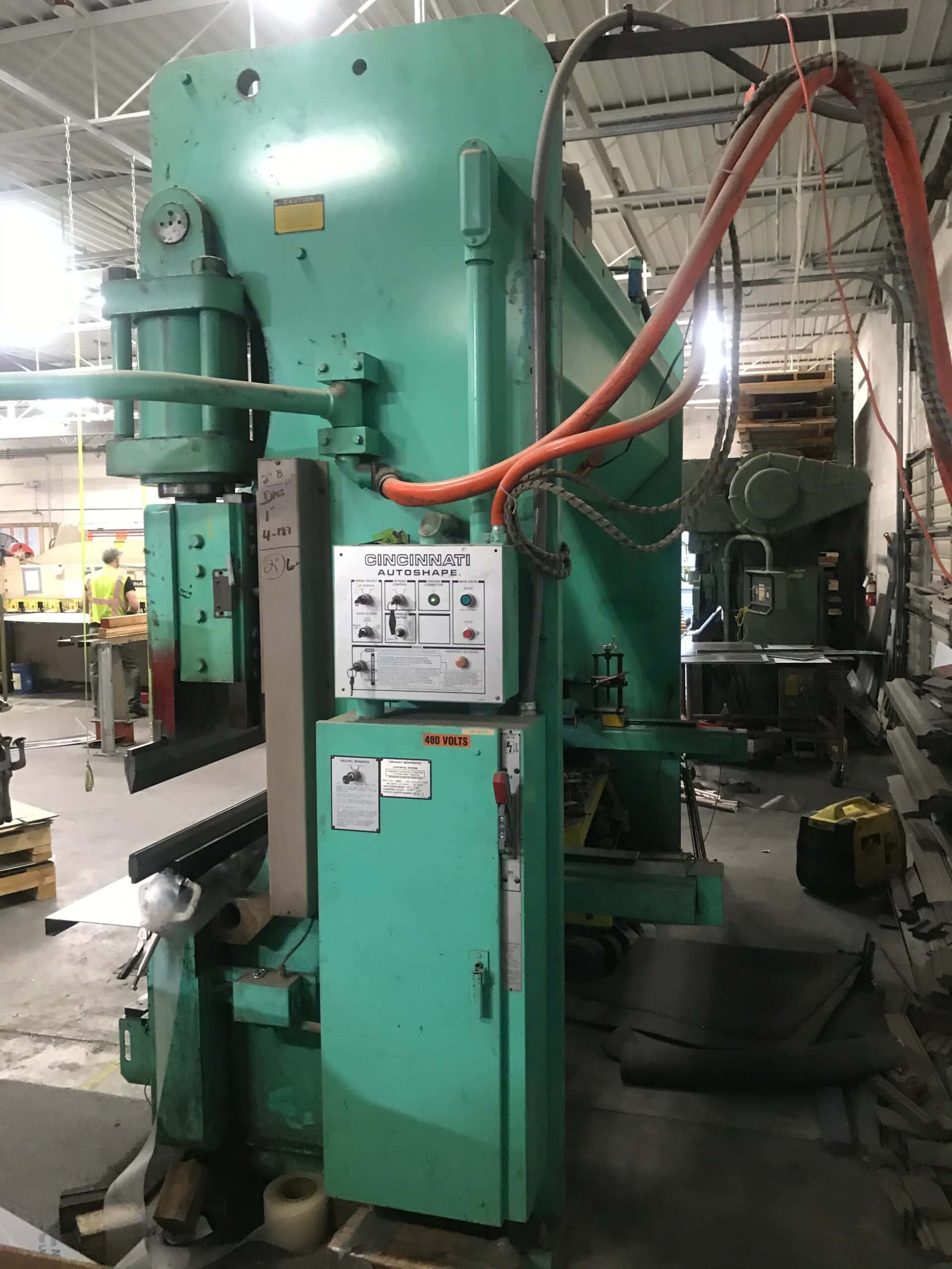 175 Ton x 12' Cincinnati 175AS CNC Press Brake, 1990 - Additional Videos Available Upon Request - Image 11