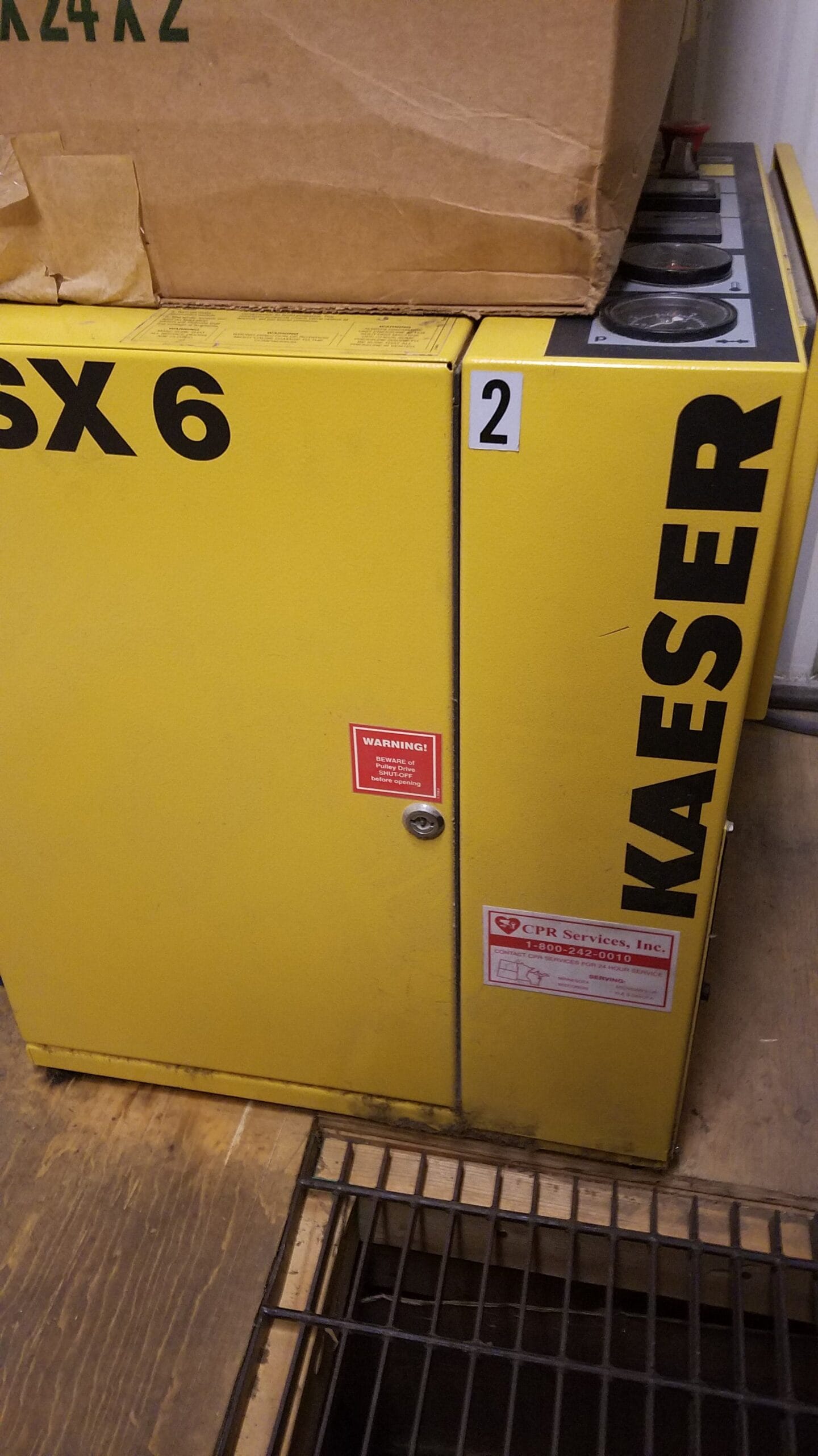 Kaeser SX 6 Rotary Screw Air Compressor, 2002 - 5 HP - Image 2