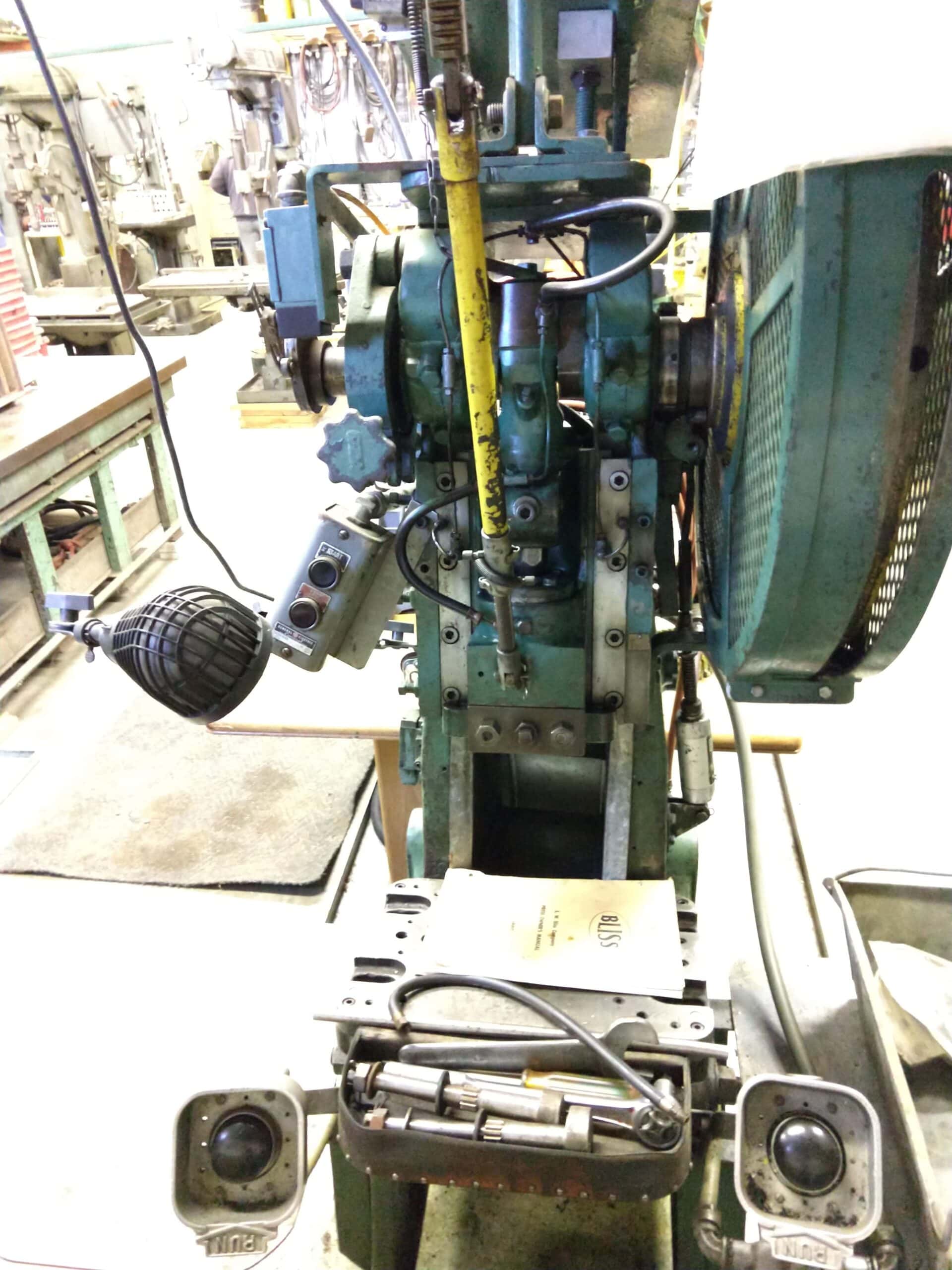 10 Ton Bliss Model 1903 Mechanical Press, 1955 - 3 Stroke, 7 7/8 Shut Height on Bed - Image 2