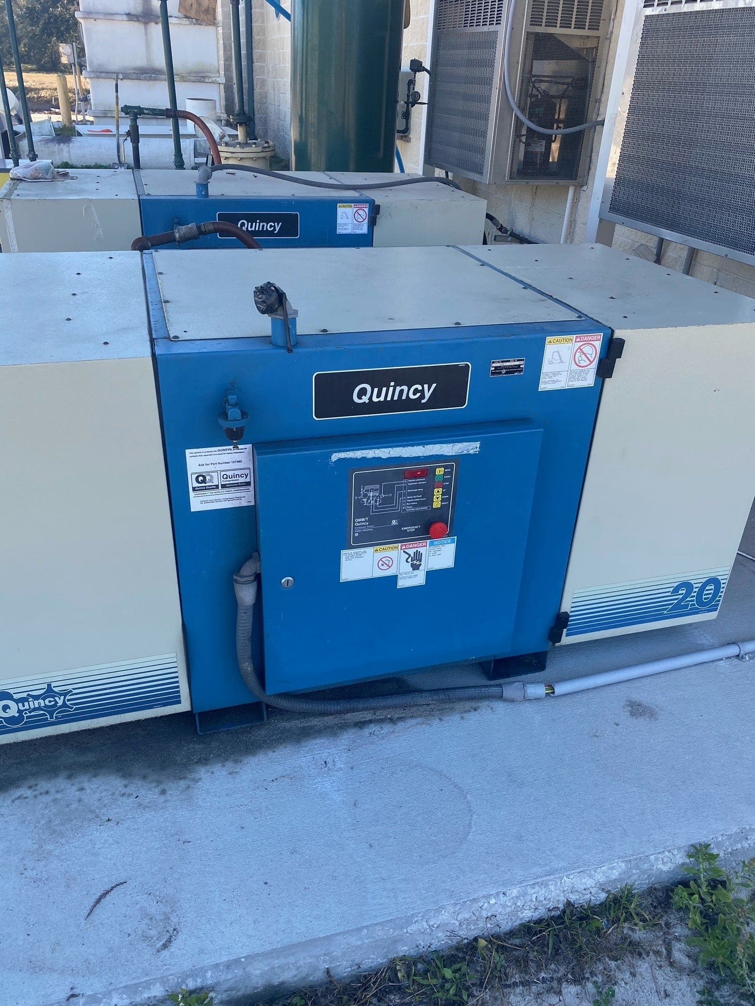 20 HP Quincy Air Compressor, 2002 - Image 2