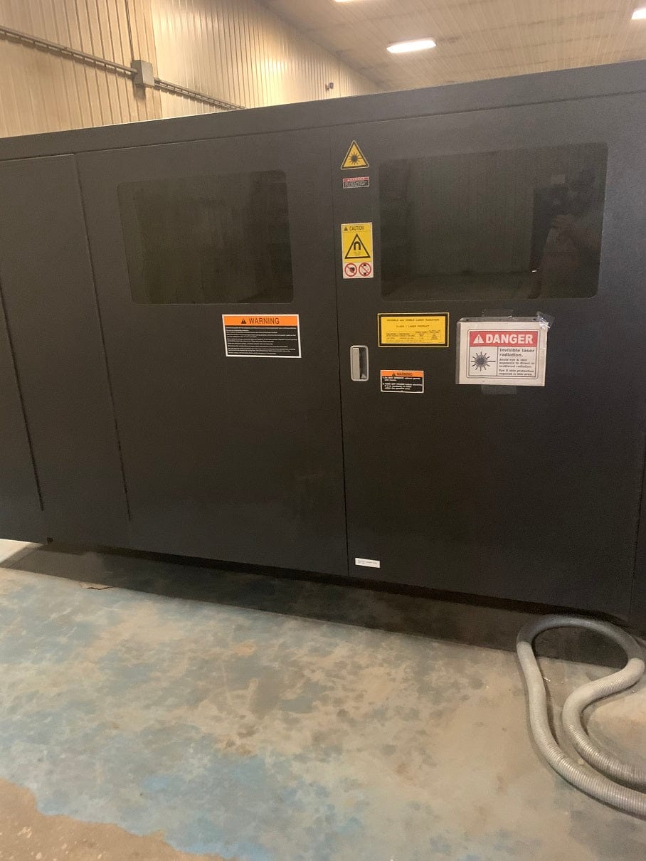 4000 Watt Amada FLCAJ 4020 Fiber Laser, 2014- 6' X 13' dual shuttle tables, low hours - Image 6