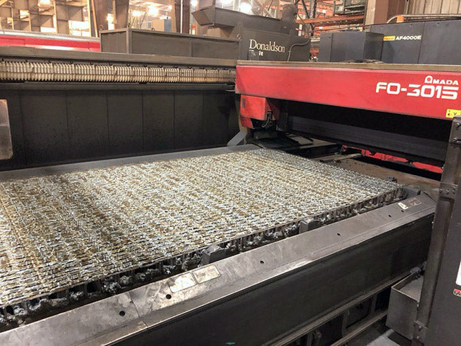 4000 Watt Amada FO 3015 CO2 Laser, 2002- Dual Tables, 24K Turbo, Priced to MOVE!