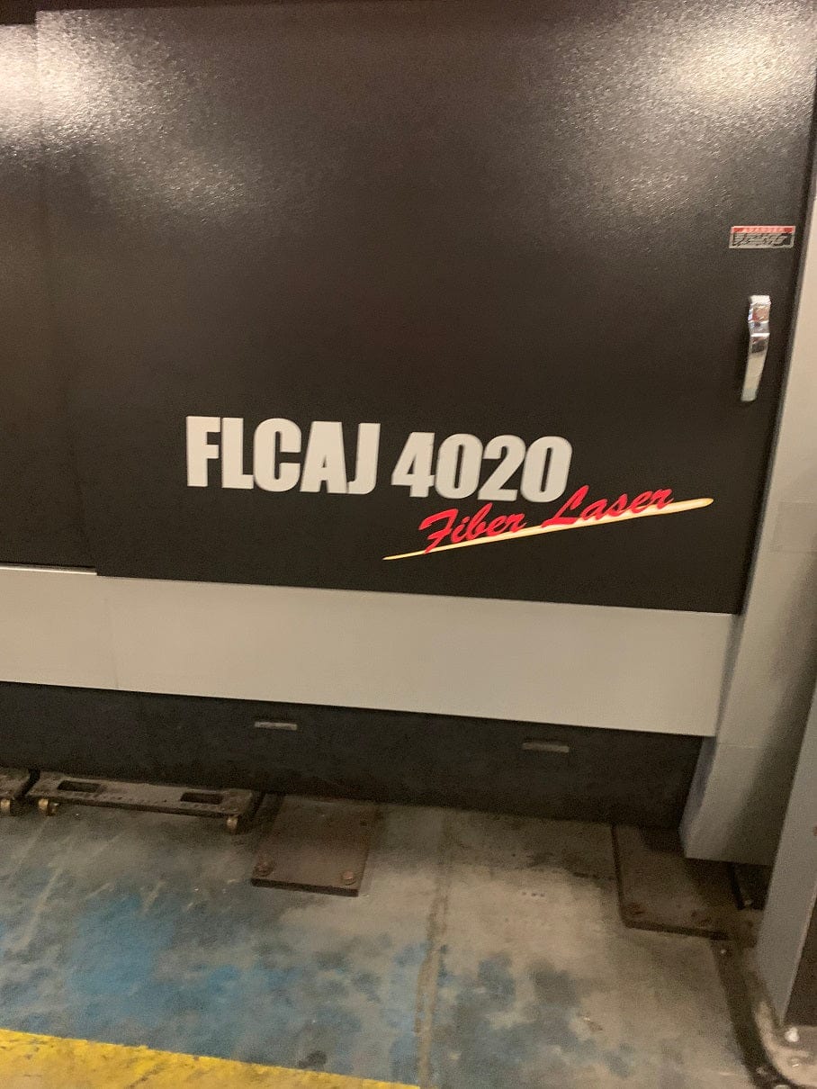 4000 Watt Amada FLCAJ 4020 Fiber Laser, 2014- 6' X 13' dual shuttle tables, low hours - Image 7
