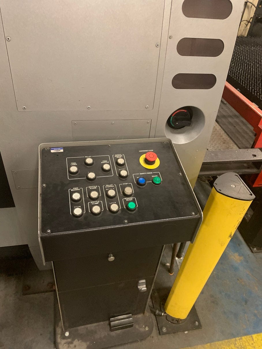 4000 Watt Amada FLCAJ 4020 Fiber Laser, 2014- 6' X 13' dual shuttle tables, low hours - Image 3