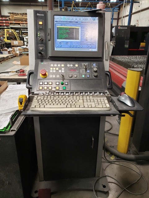 4000 Watt Amada FOM2-3015NT Co2 Laser, 2012- 5' X 10' Table, Dust Collector, EZ Cut System, Chiller - Image 3
