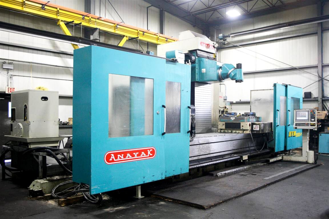 Anayak HVM 5000-P 5-Side Machining Center- Universal Head, 2005- 5 Axis, Rotary Table