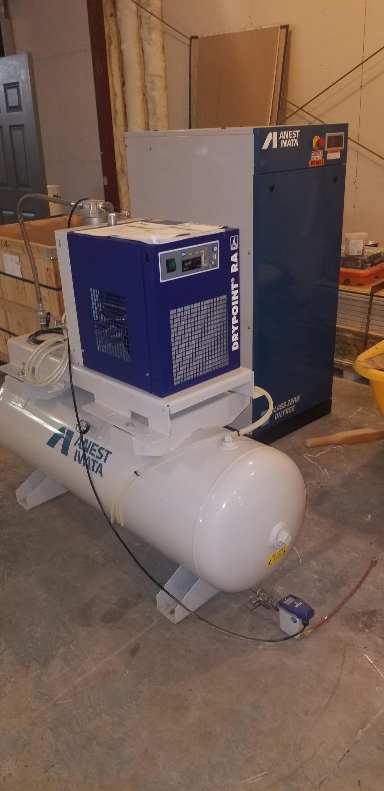 Anest Iwata SLE-15 Air Compressor, 2017- 15HP - Image 7