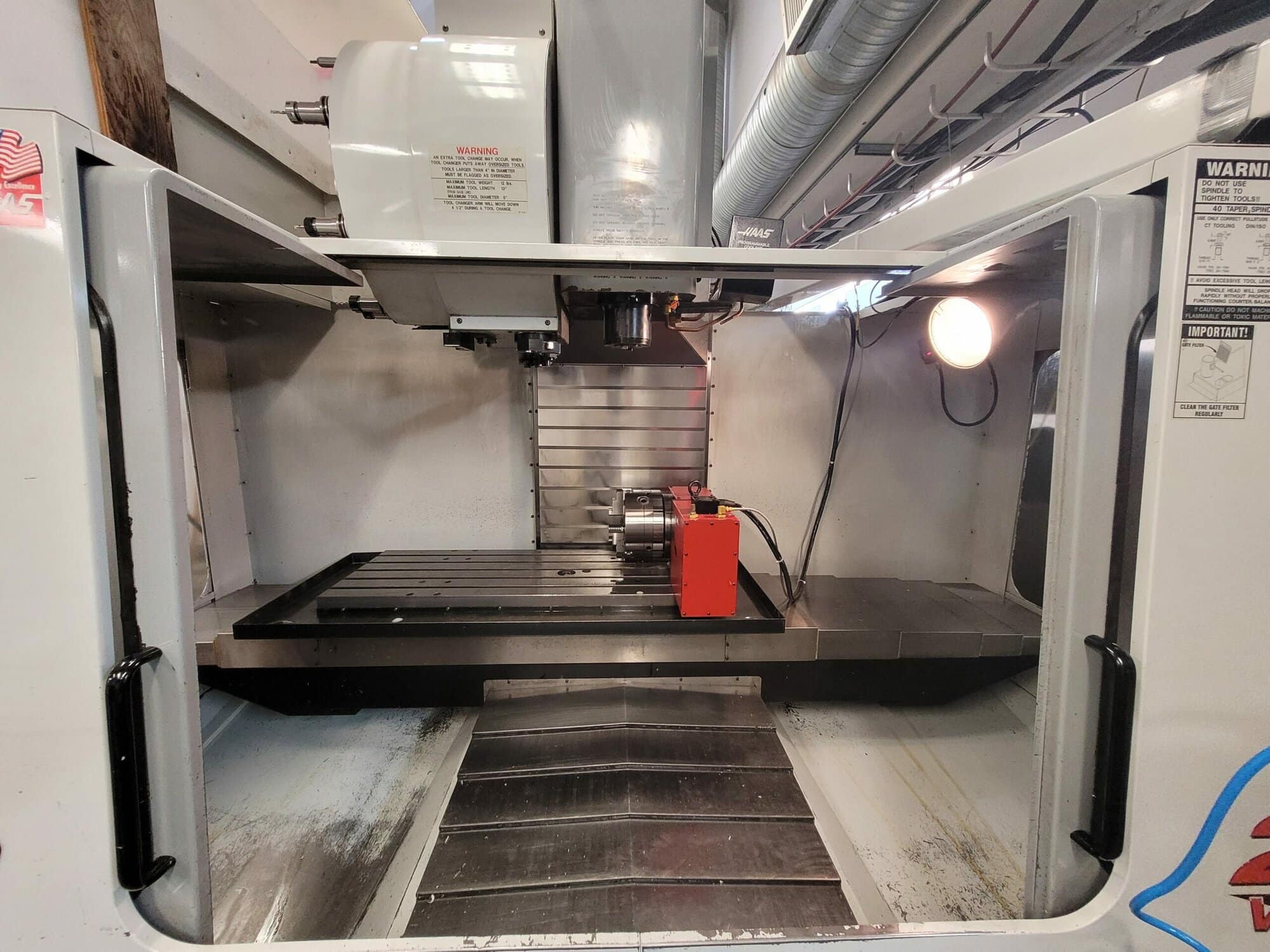 Haas VF-3 VMC, 2000 - 4th Axis Ready, 24 SMTC, Renishaw Probe - Image 2