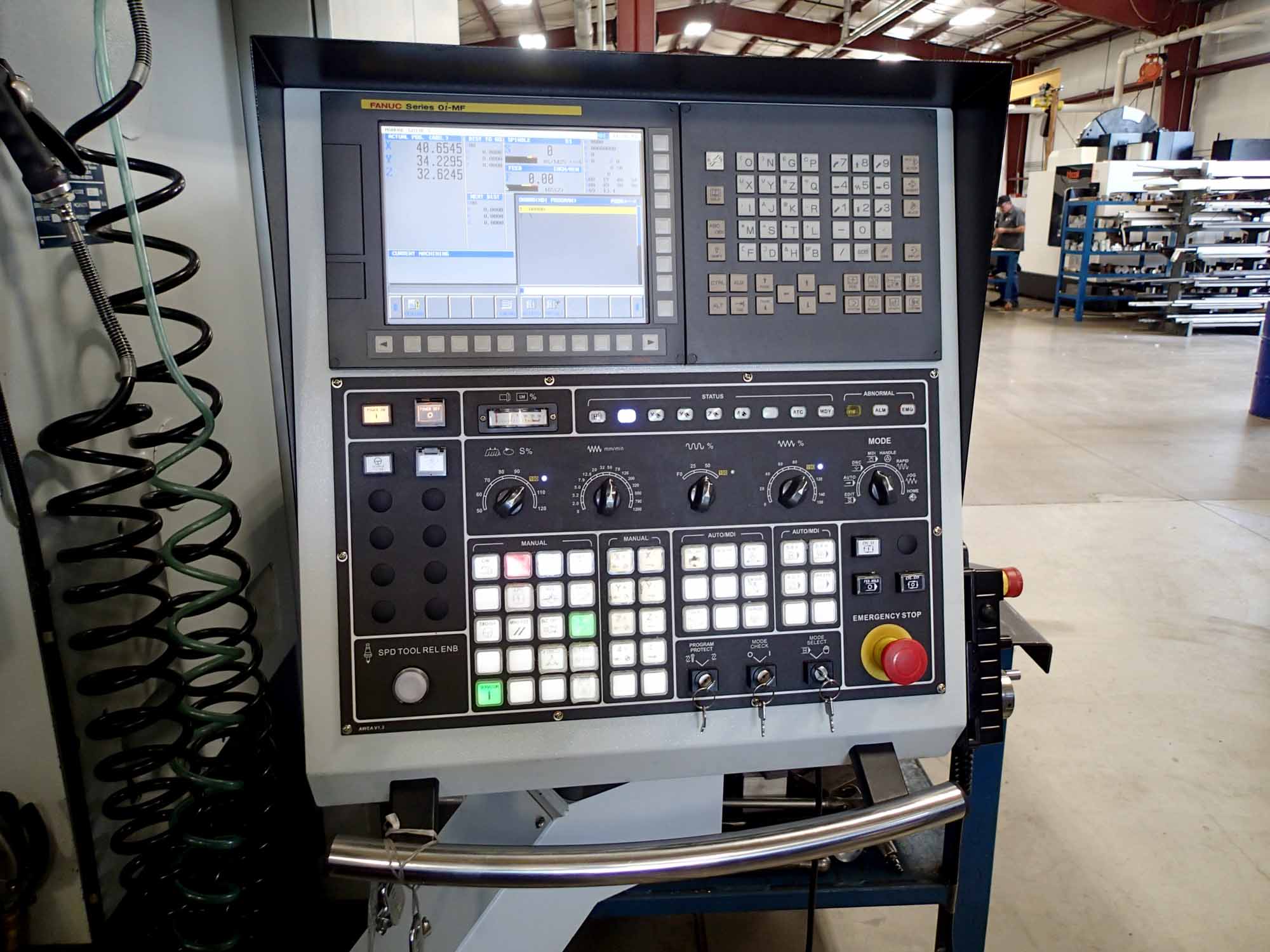 Yama Seiki Awea SP 3016 Vertical Bridge Mill, 2017- 128" x 60" Table, Fanuc, 1,000 PSI TSC, Low Hours - Image 5