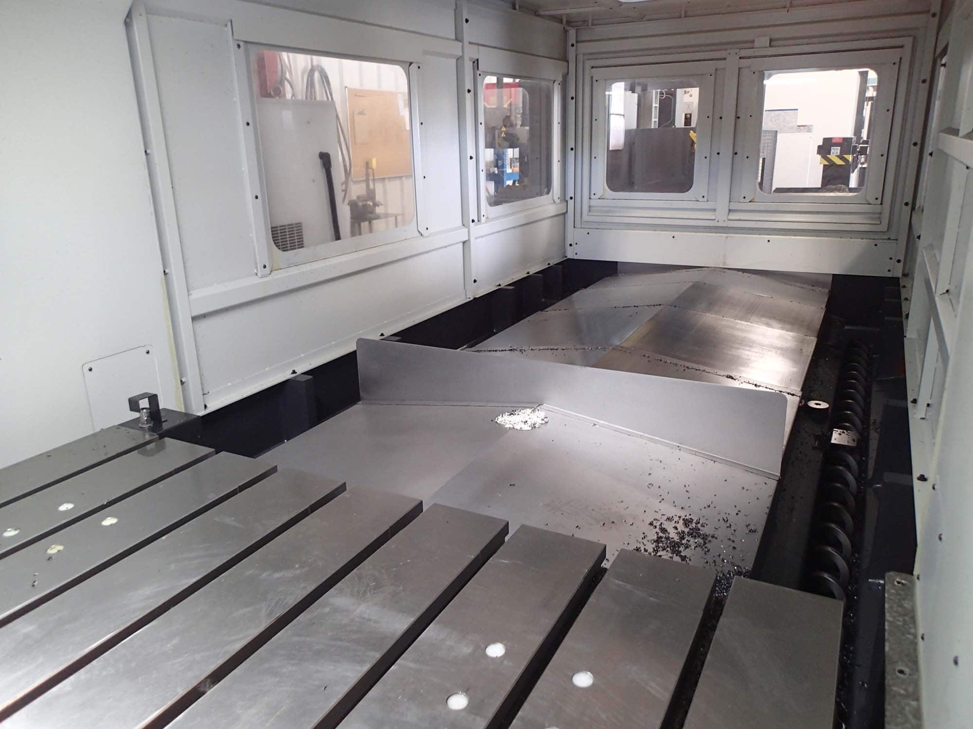 Yama Seiki Awea SP 3016 Vertical Bridge Mill, 2017- 128" x 60" Table, Fanuc, 1,000 PSI TSC, Low Hours - Image 7