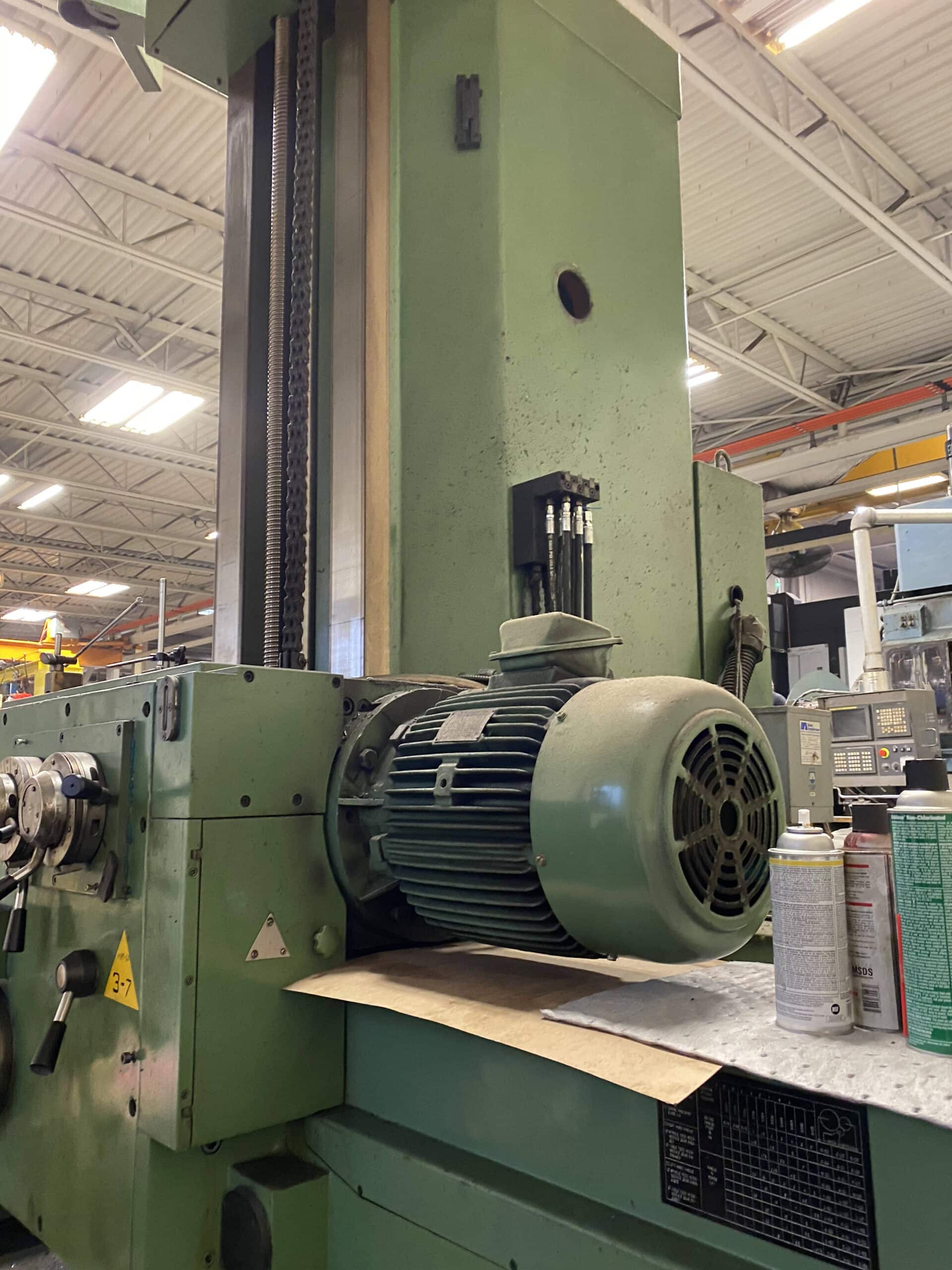 Summit HTM4 4" Horizontal Boring Mill, 1996 - 48"x60" Table, 360 B Axis - Image 8