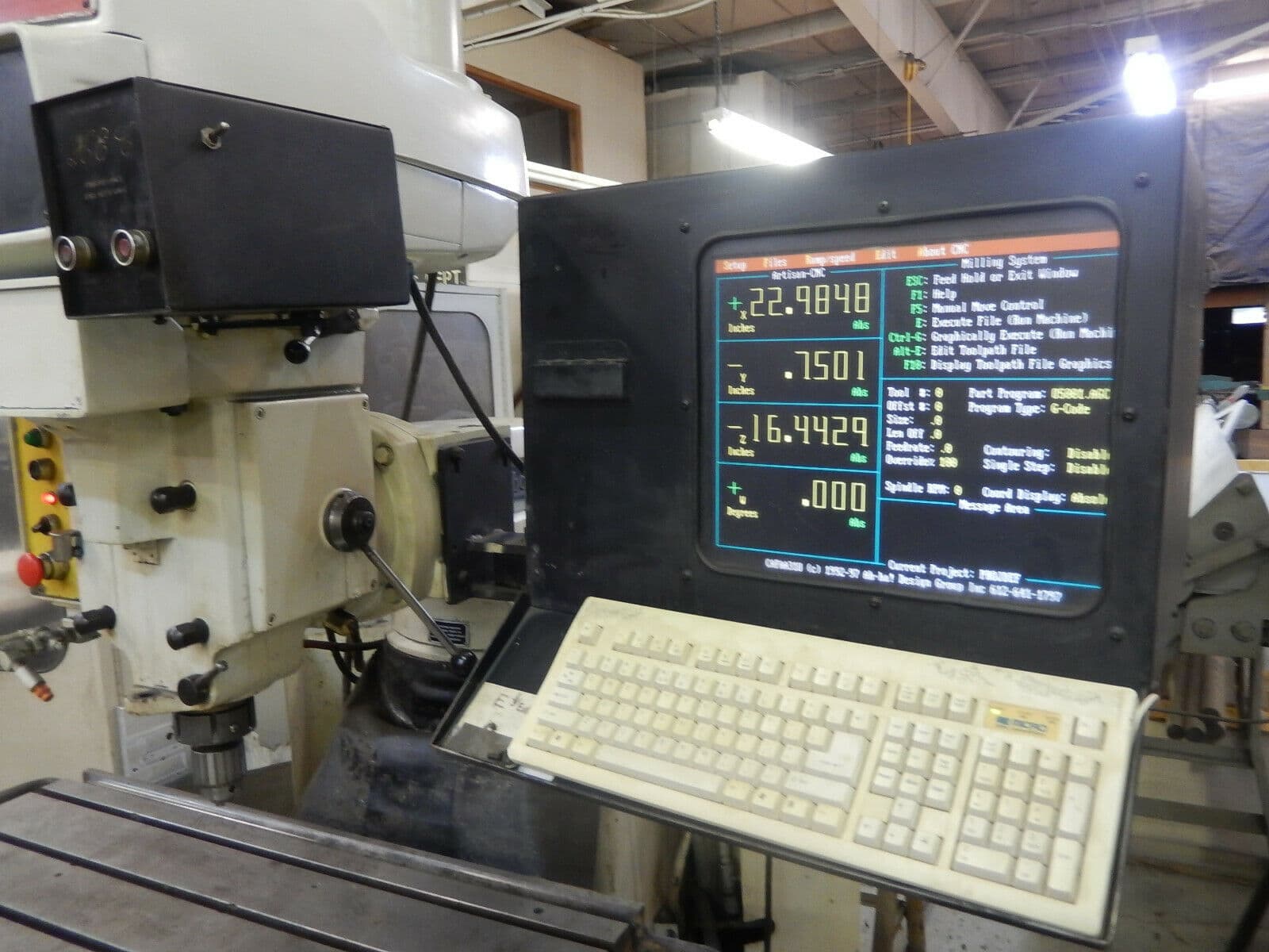 Bridgeport Series 2 CNC Knee Mill, 1980 - 4 HP, with Extra Parts - Image 7