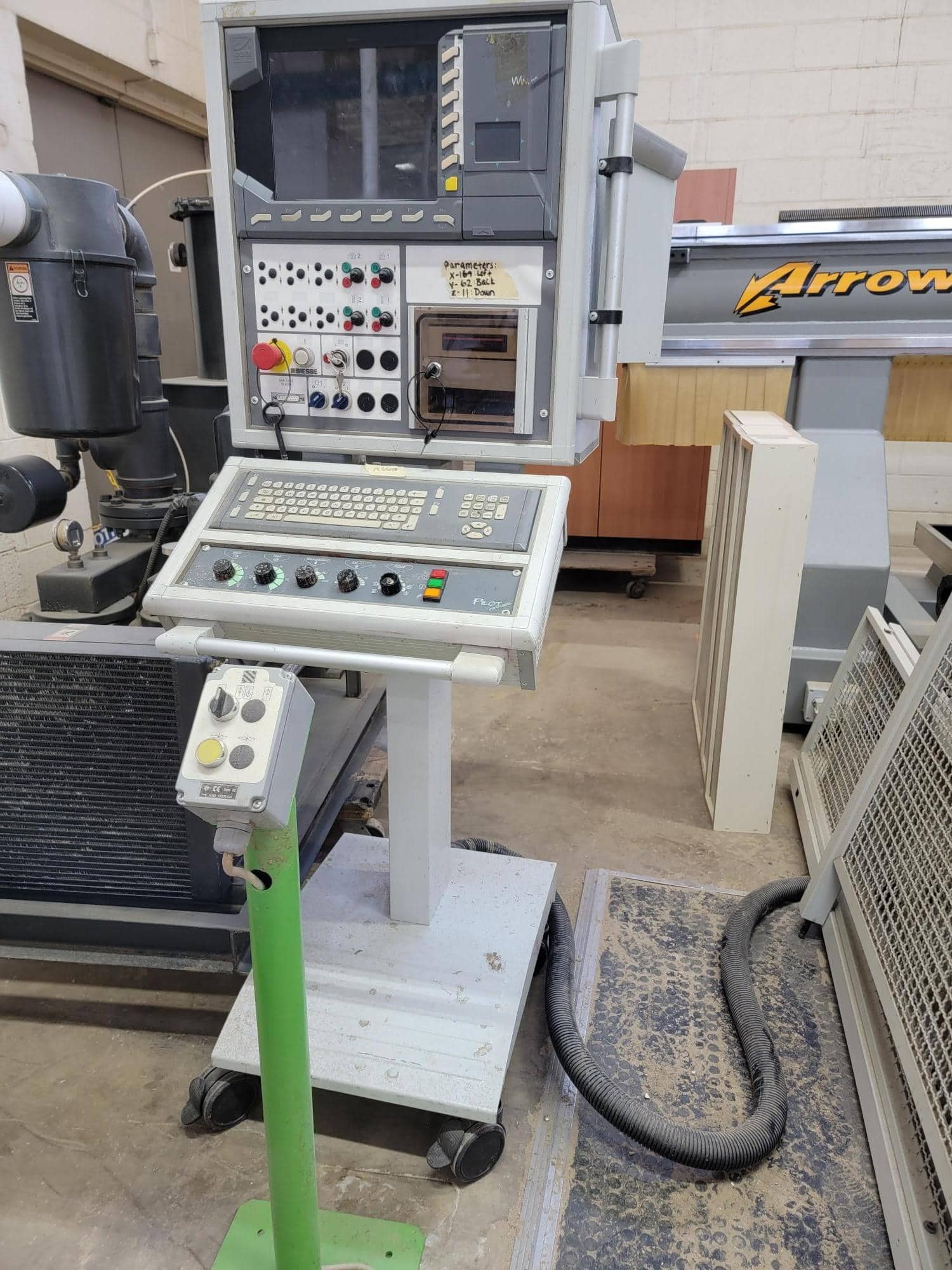 Biesse Arrow 1616 TT CNC Router, 2001 - (2) 5'x5' Tables, (2) 10 Tool ATC - Image 2