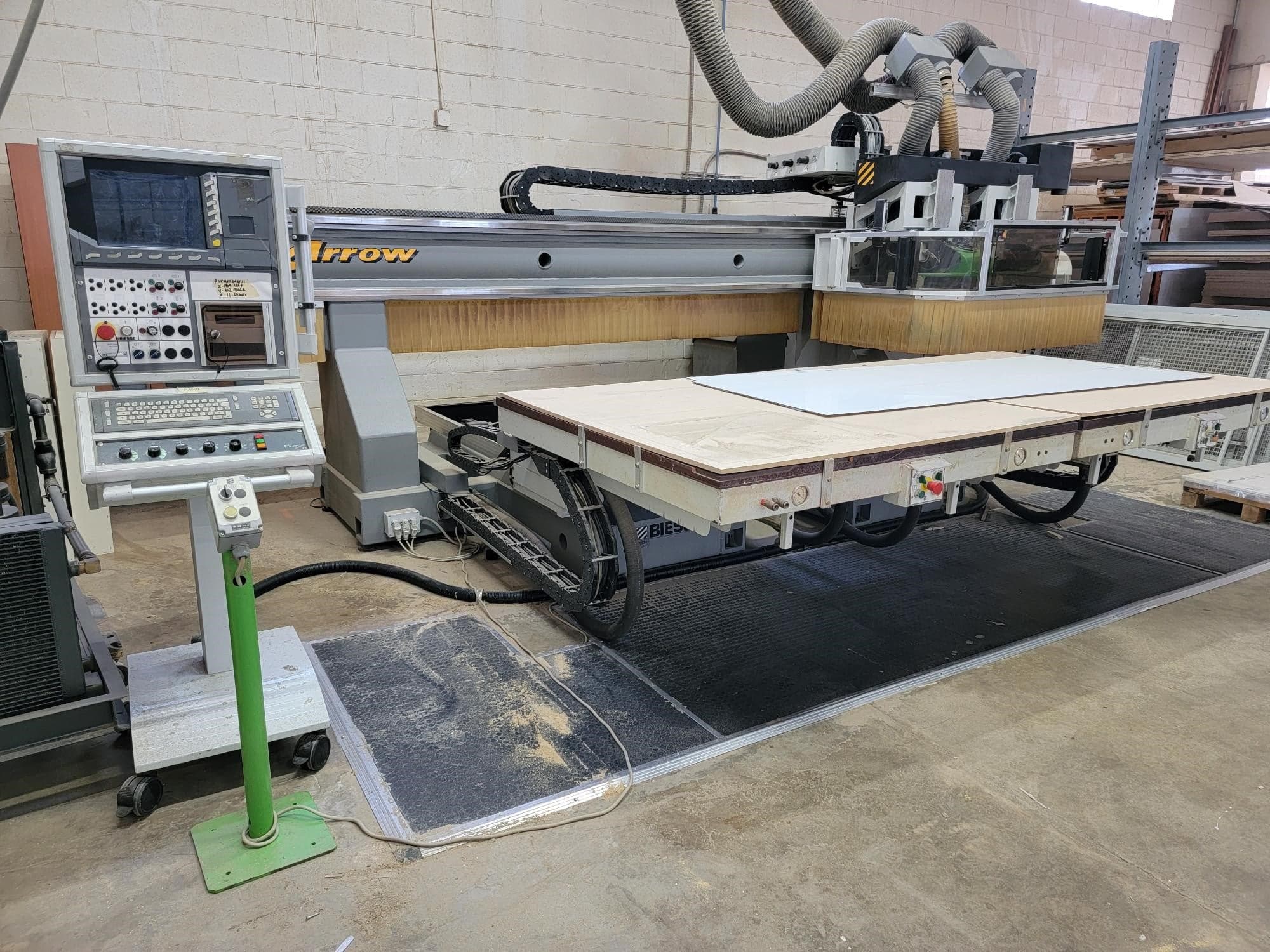 Biesse Arrow 1616 TT CNC Router, 2001 - (2) 5'x5' Tables, (2) 10 Tool ATC - Image 6