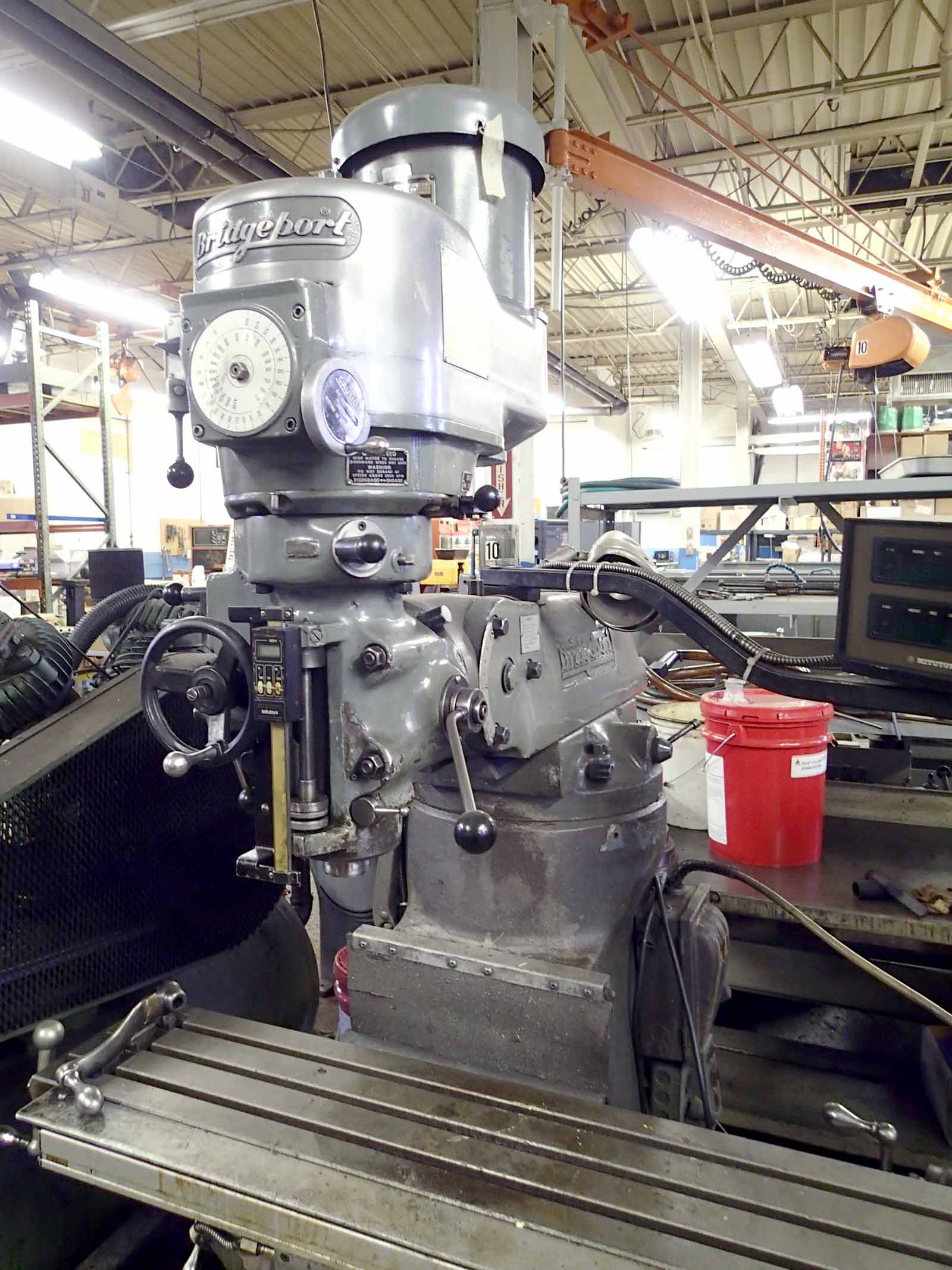 Bridgeport Series 1 Mill- 2 HP, Mitutoyo DRO, Needs Repair - Image 3