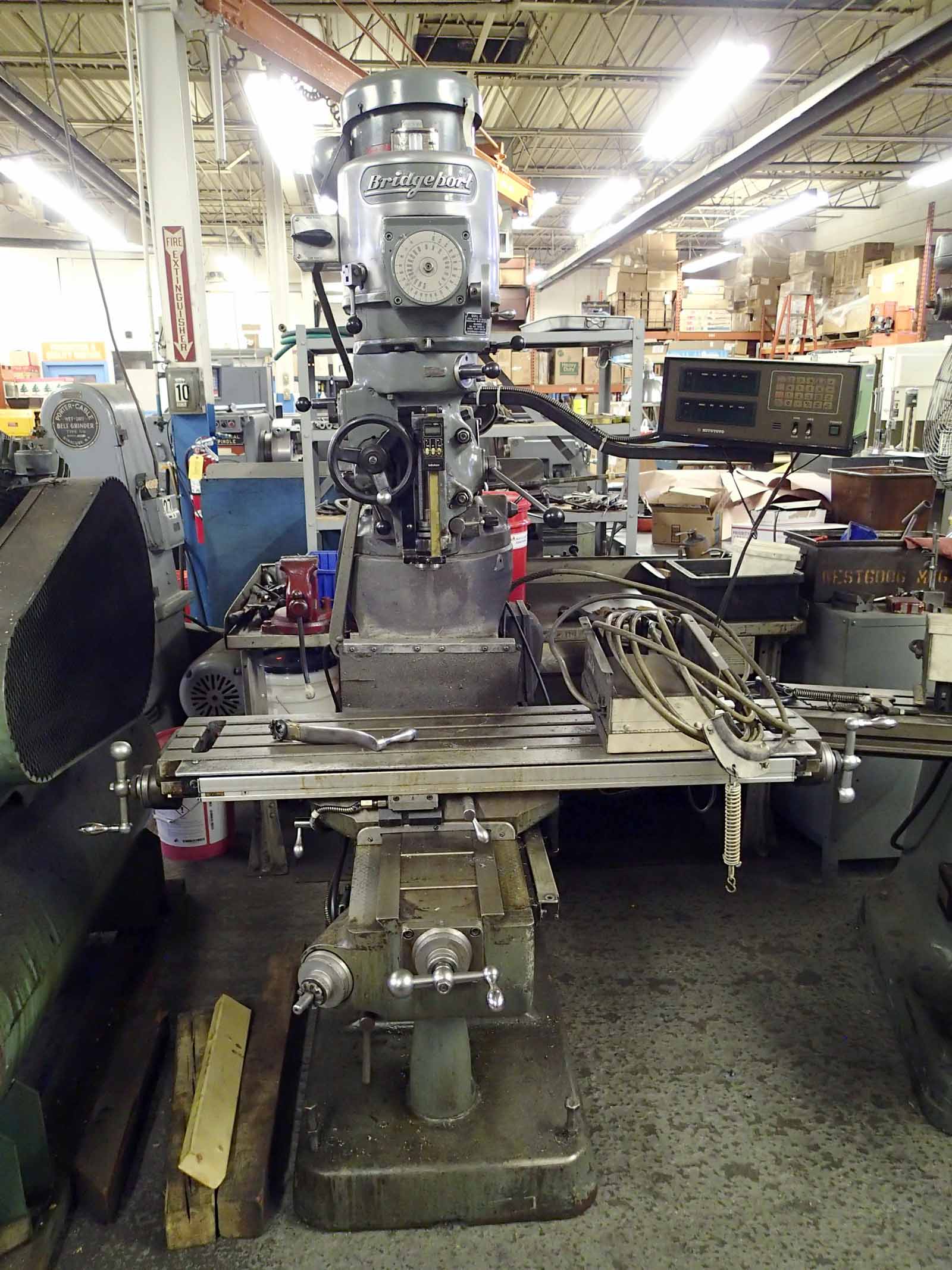Bridgeport Series 1 Mill- 2 HP, Mitutoyo DRO, Needs Repair - Image 2
