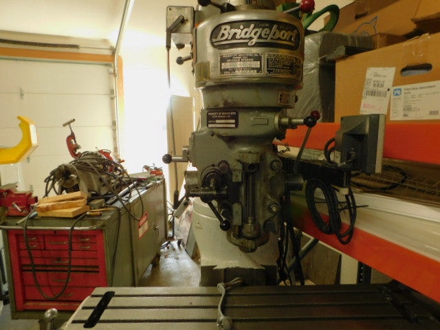 Bridgeport Series 1/J Head Manual Knee Mill W/ DRO Screen - Image 9