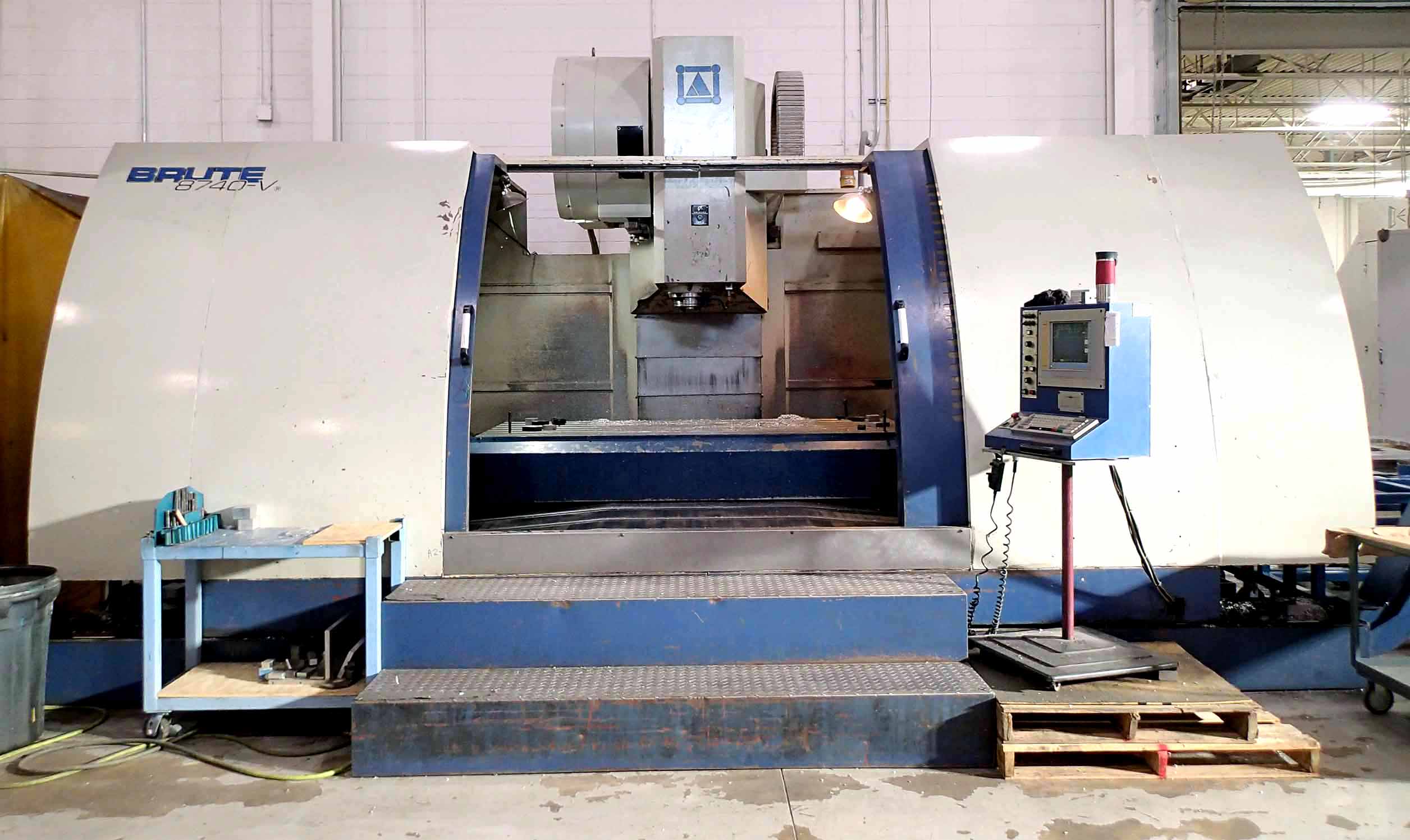 Brute 8740-V Vertical Machining Center- 87” x 40” Table, 50 Taper - Image 2