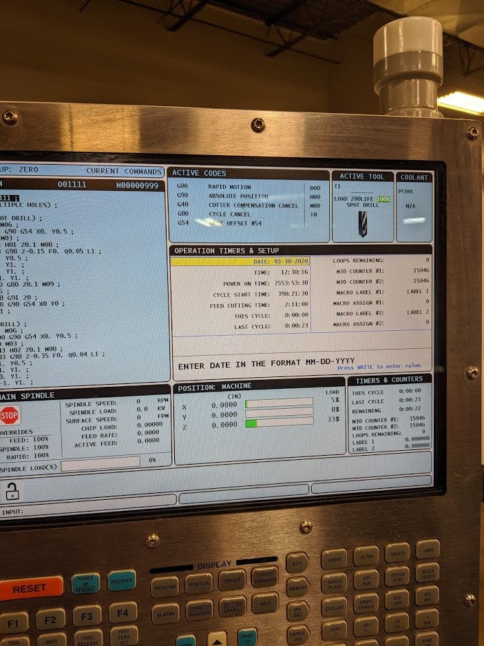 Haas TM-3P VMC, 2014- WIPS, Rigid Tapping - Image 5