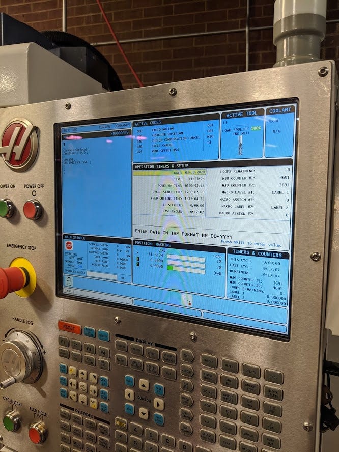 Haas TM-3P VMC, 2016 - Chip Auger, WIPS - Image 2