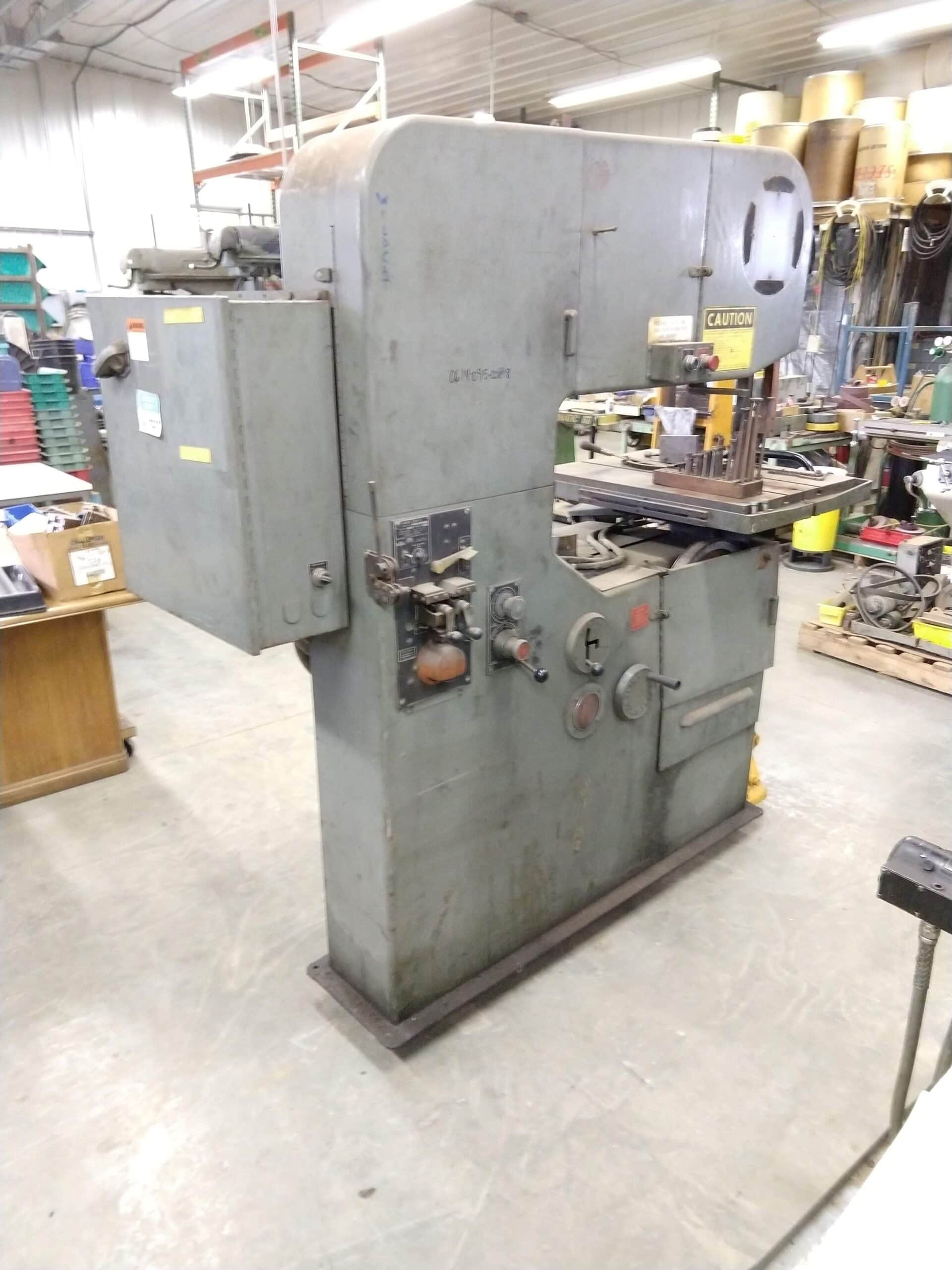 24"/36"x125"/175" DoAll 3612-1H3 Vertical Band Saw, 1977 - Image 2