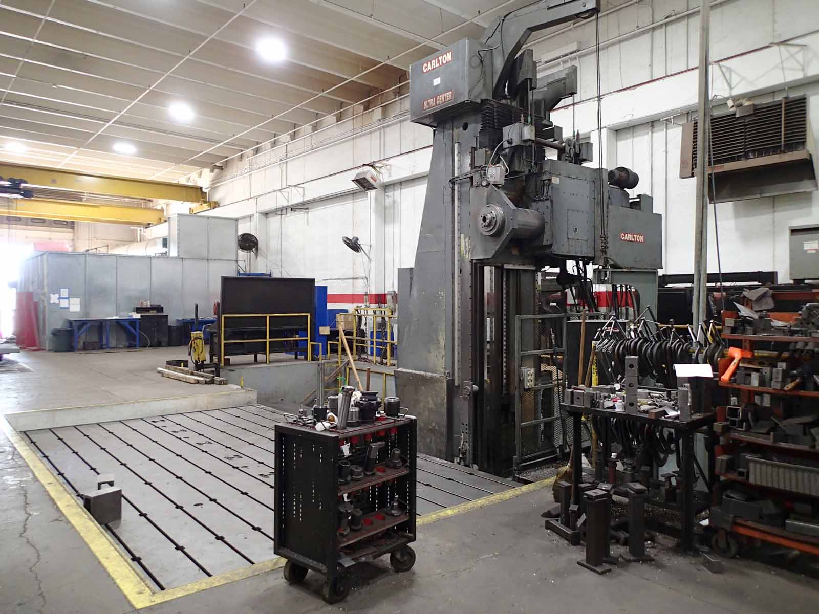 Carlton Ultra Center Floor Type Horizontal Boring Mill, 1978- 240" x 120", Dynapath - Image 2