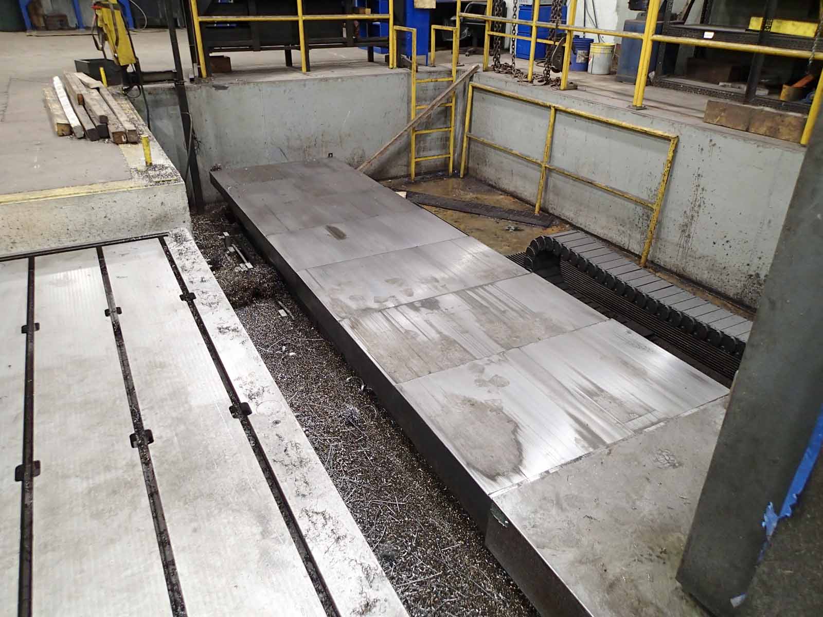 Carlton Ultra Center Floor Type Horizontal Boring Mill, 1978- 240" x 120", Dynapath - Image 10