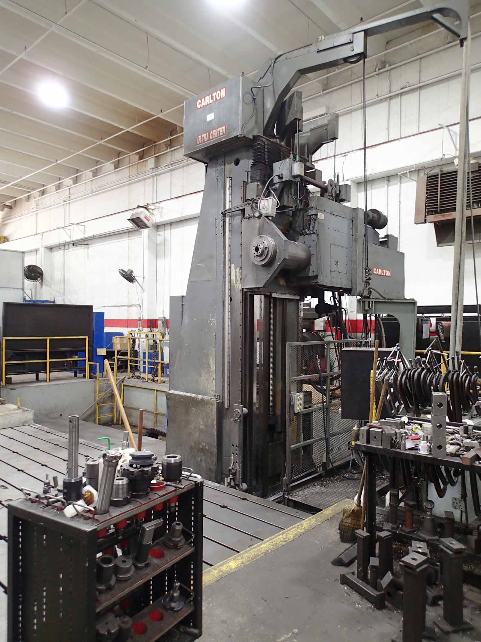 Carlton Ultra Center Floor Type Horizontal Boring Mill, 1978- 240" x 120", Dynapath - Image 5