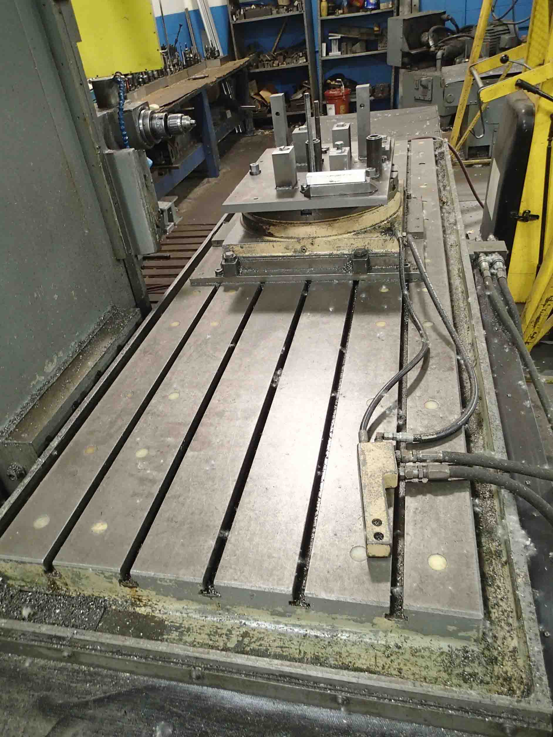 Cincinnati Milacron 5H- 2500 NC Horizontal Boring Mill- 6" Spindle, 40" x 100" Table, 20" Rotary, Acramatic 8-D CNC - Image 9