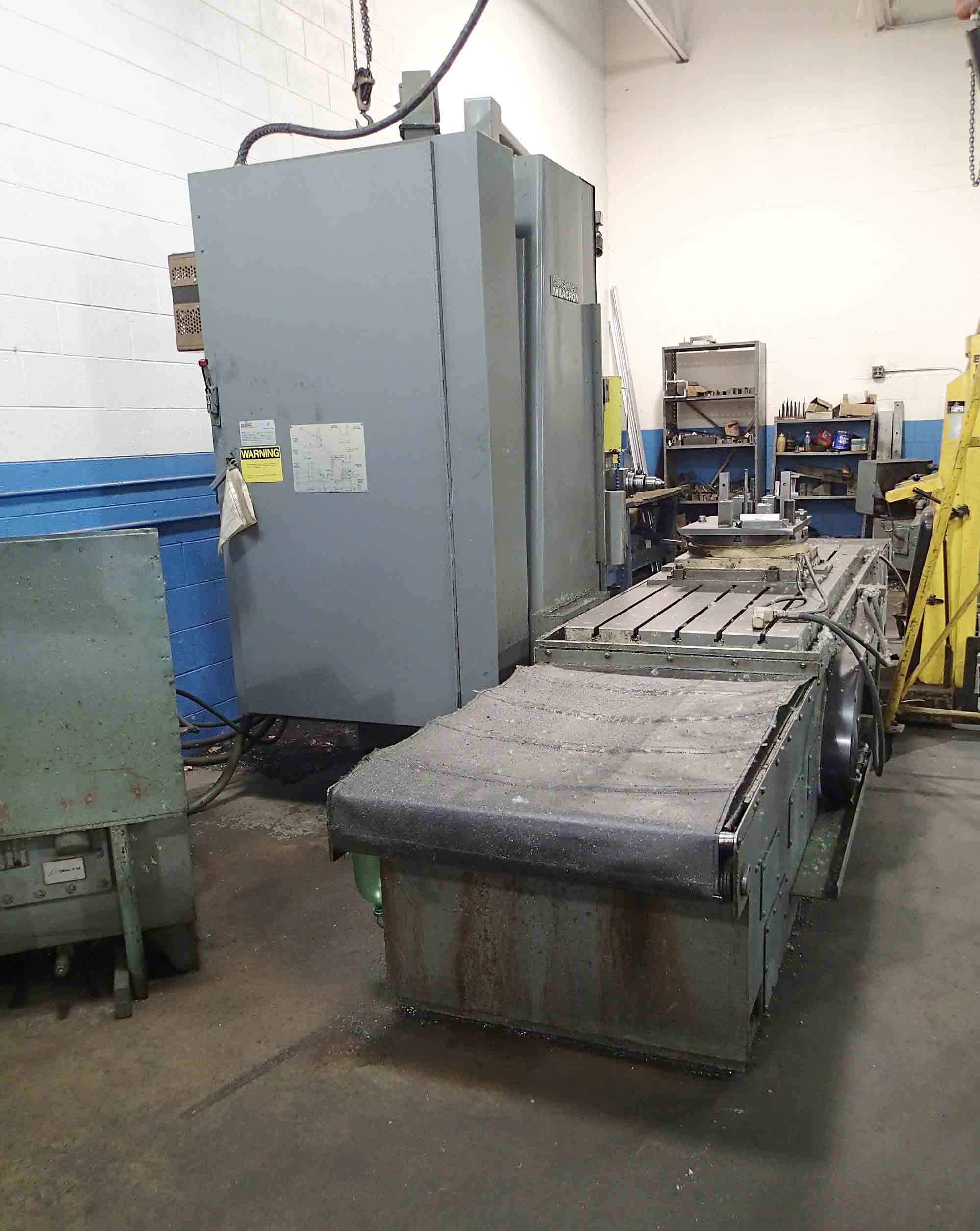 Cincinnati Milacron 5H- 2500 NC Horizontal Boring Mill- 6" Spindle, 40" x 100" Table, 20" Rotary, Acramatic 8-D CNC - Image 10