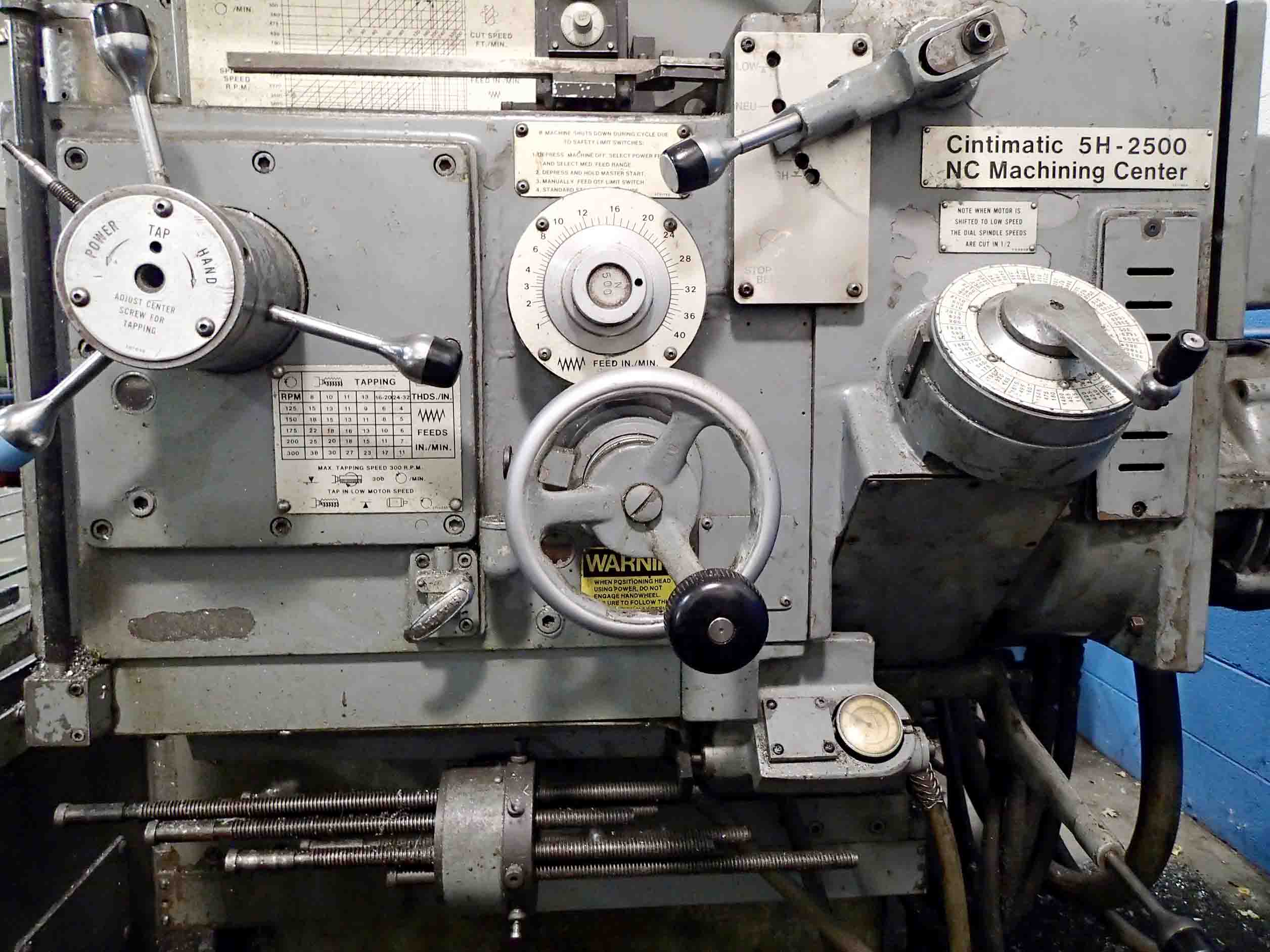 Cincinnati Milacron 5H- 2500 NC Horizontal Boring Mill- 6" Spindle, 40" x 100" Table, 20" Rotary, Acramatic 8-D CNC - Image 13