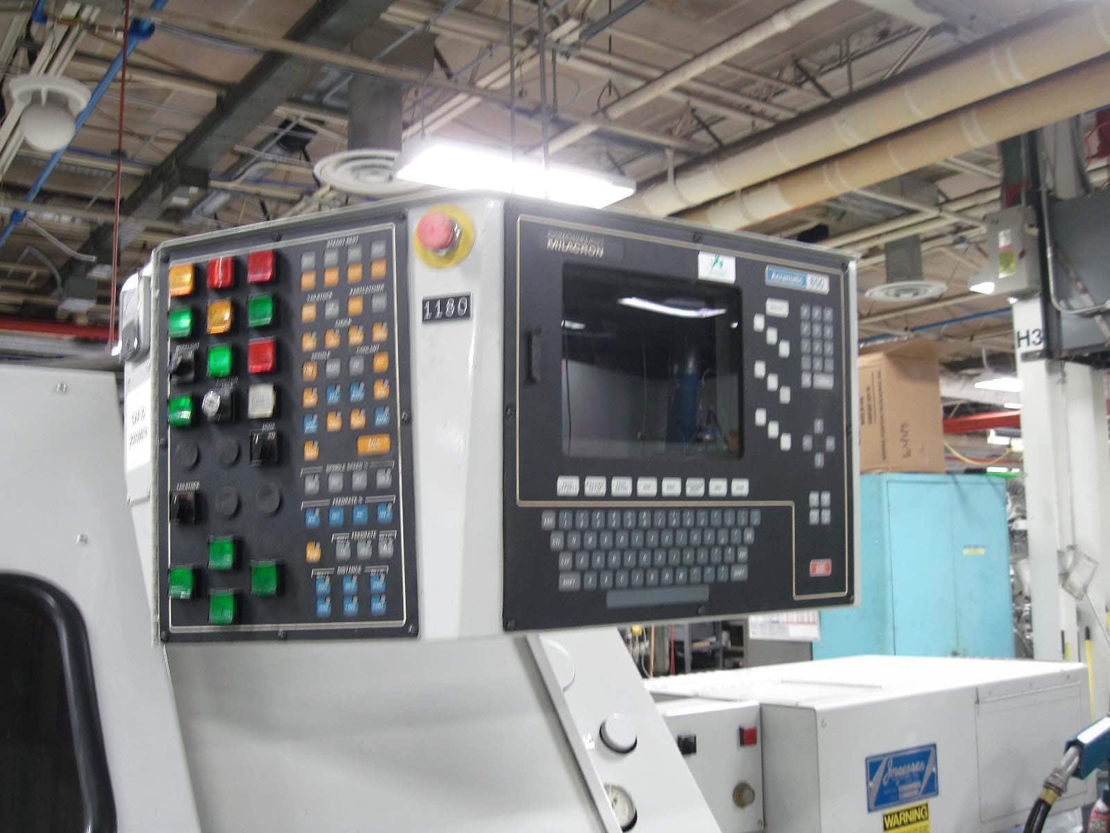 Cincinnati Milacron 1212 Cinturn UTC CNC Lathe, 1986 - Tailstock, Conveyor - Image 7